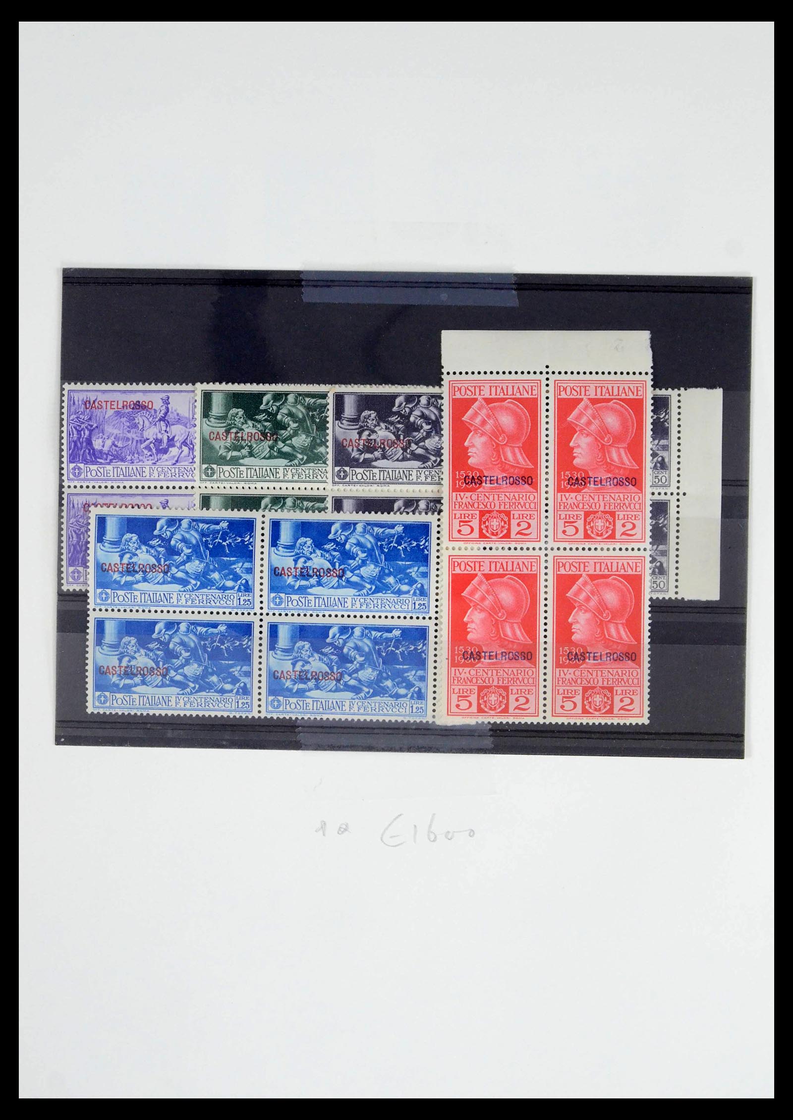 39064 0074 - Postzegelverzameling 39064 Italiaanse Egeïsche eilanden compleet 1912