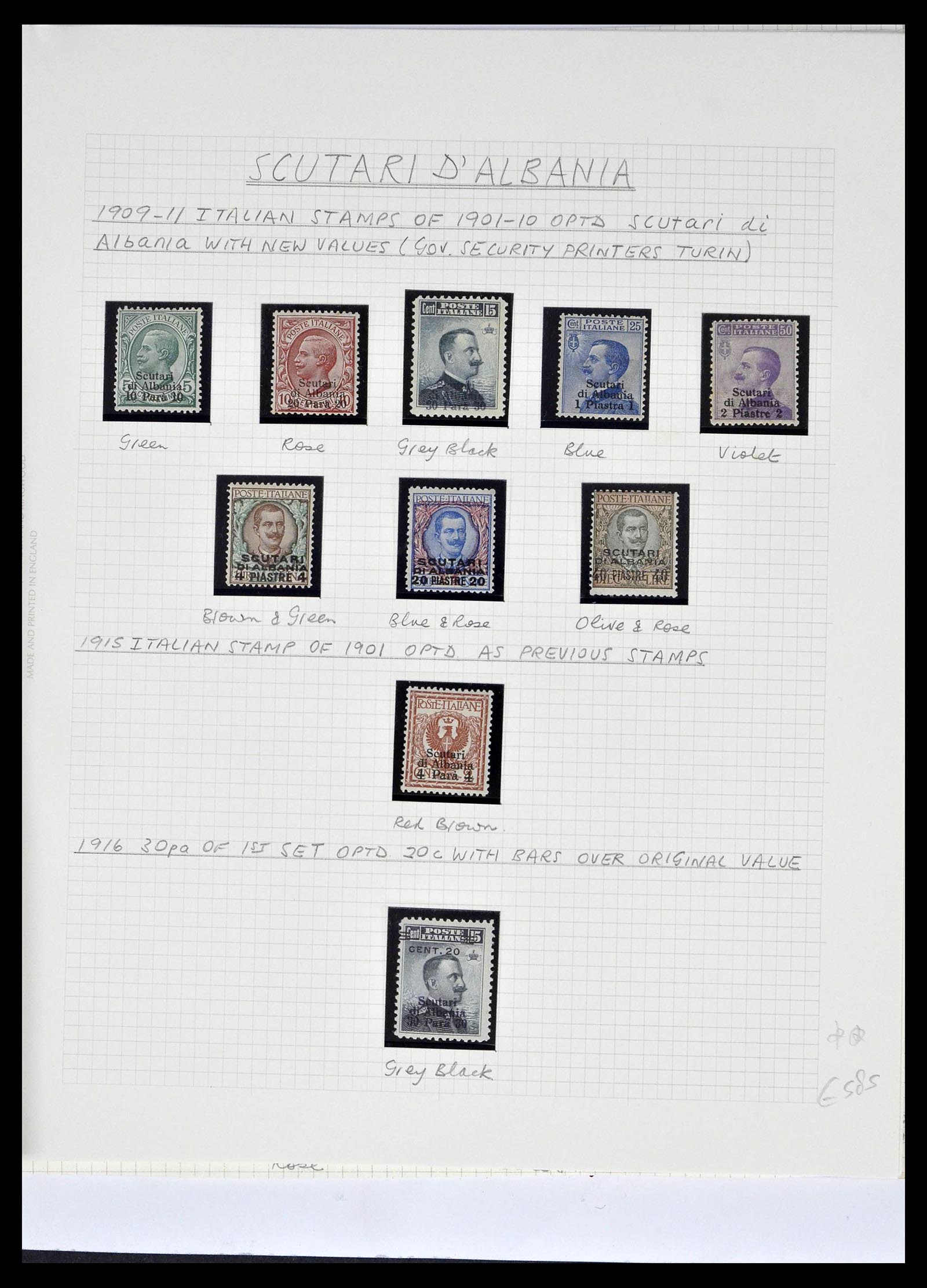 39065 0029 - Stamp collection 39065 Italian Levant 1874-1922.
