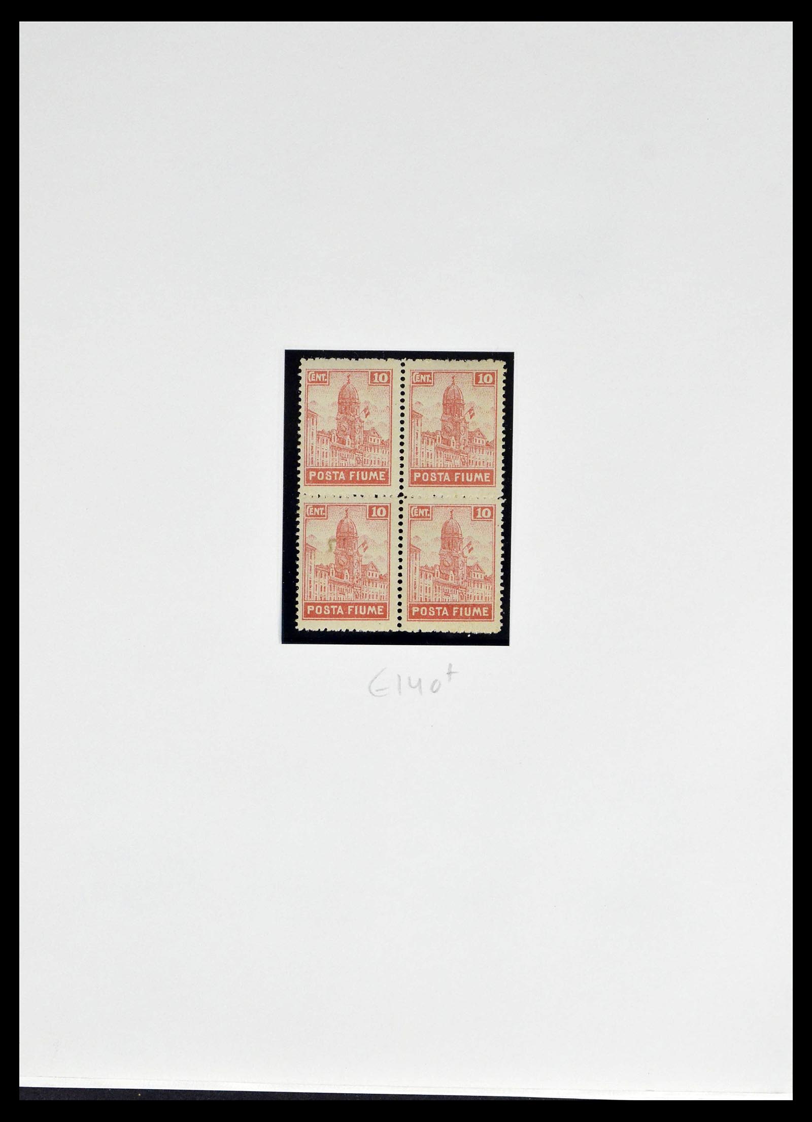 39067 0004 - Postzegelverzameling 39067 Fiume 1918-1924.