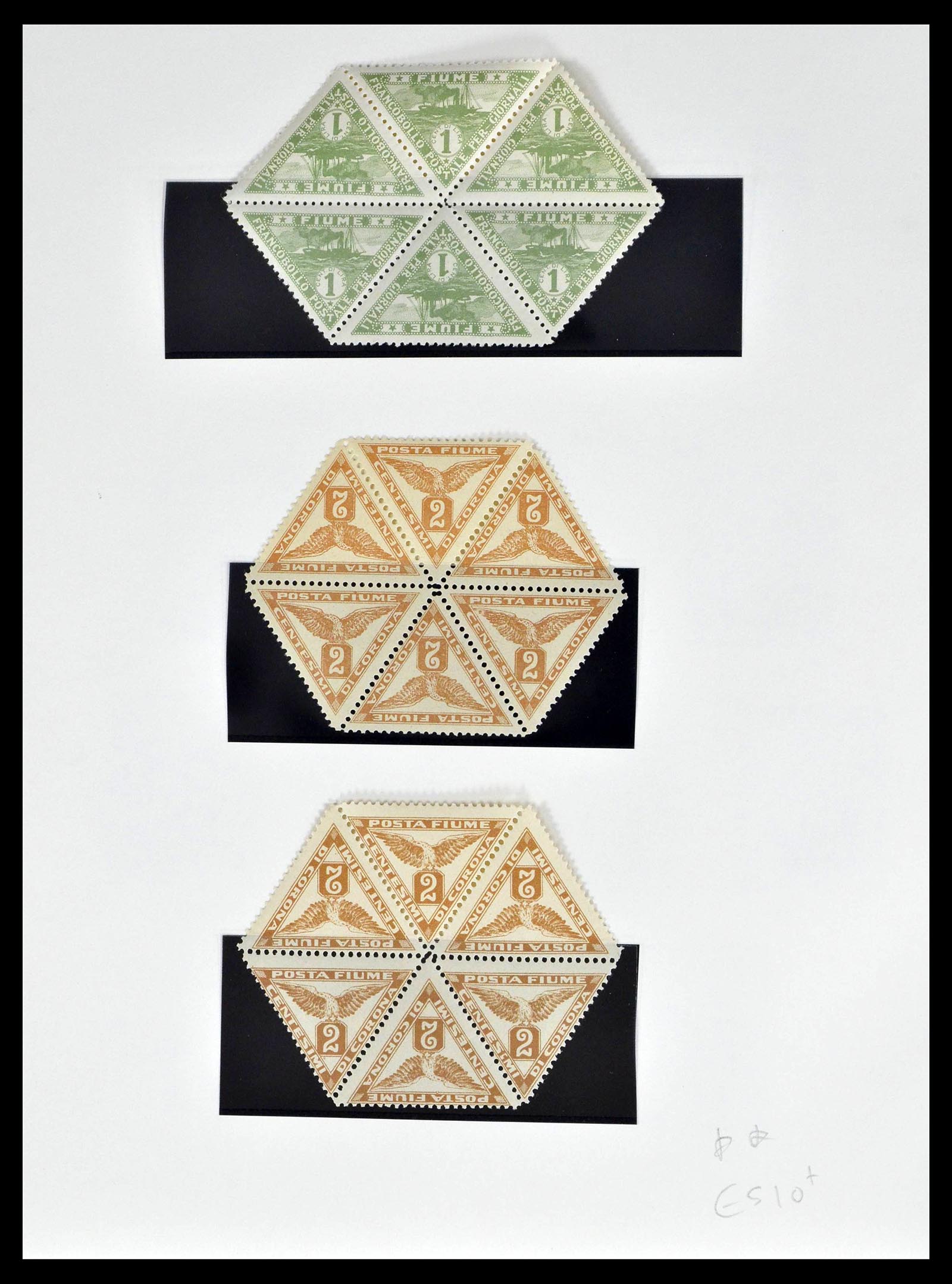 39067 0025 - Postzegelverzameling 39067 Fiume 1918-1924.