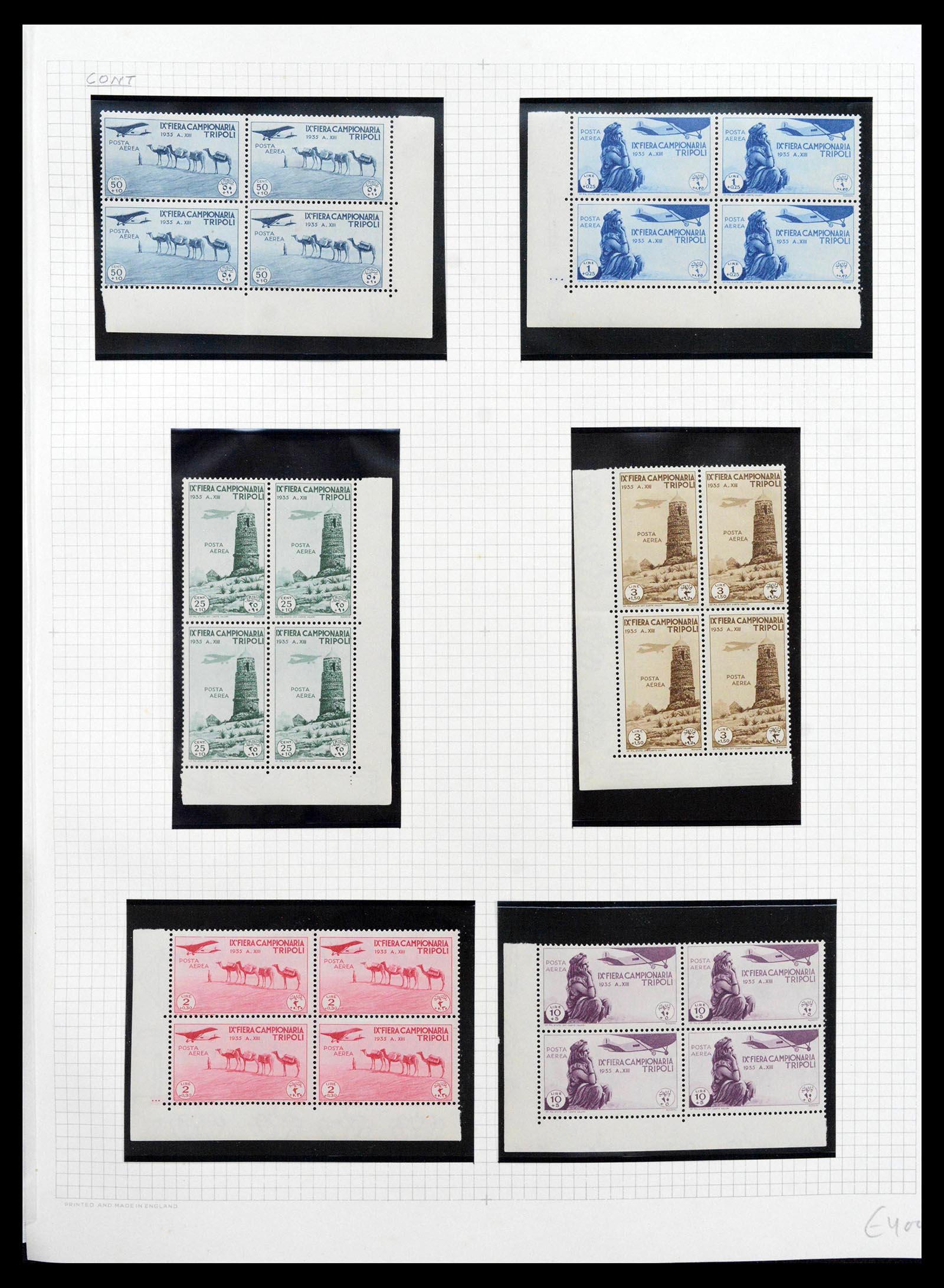 39068 0023 - Stamp collection 39068 Libya complete 1912-1969.