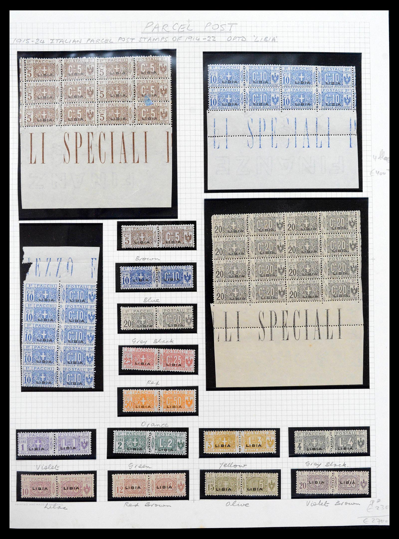 39068 0032 - Stamp collection 39068 Libya complete 1912-1969.