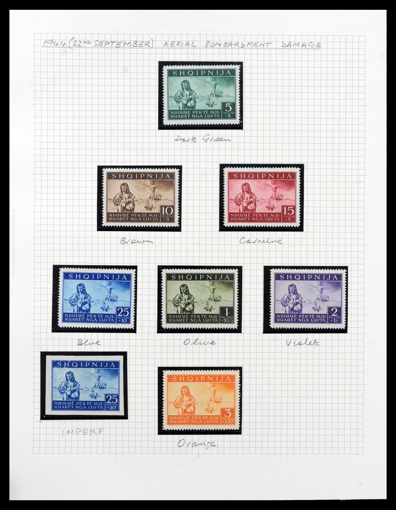 39071 0019 - Postzegelverzameling 39071 Italiaanse gebieden/bezetting topverzameli