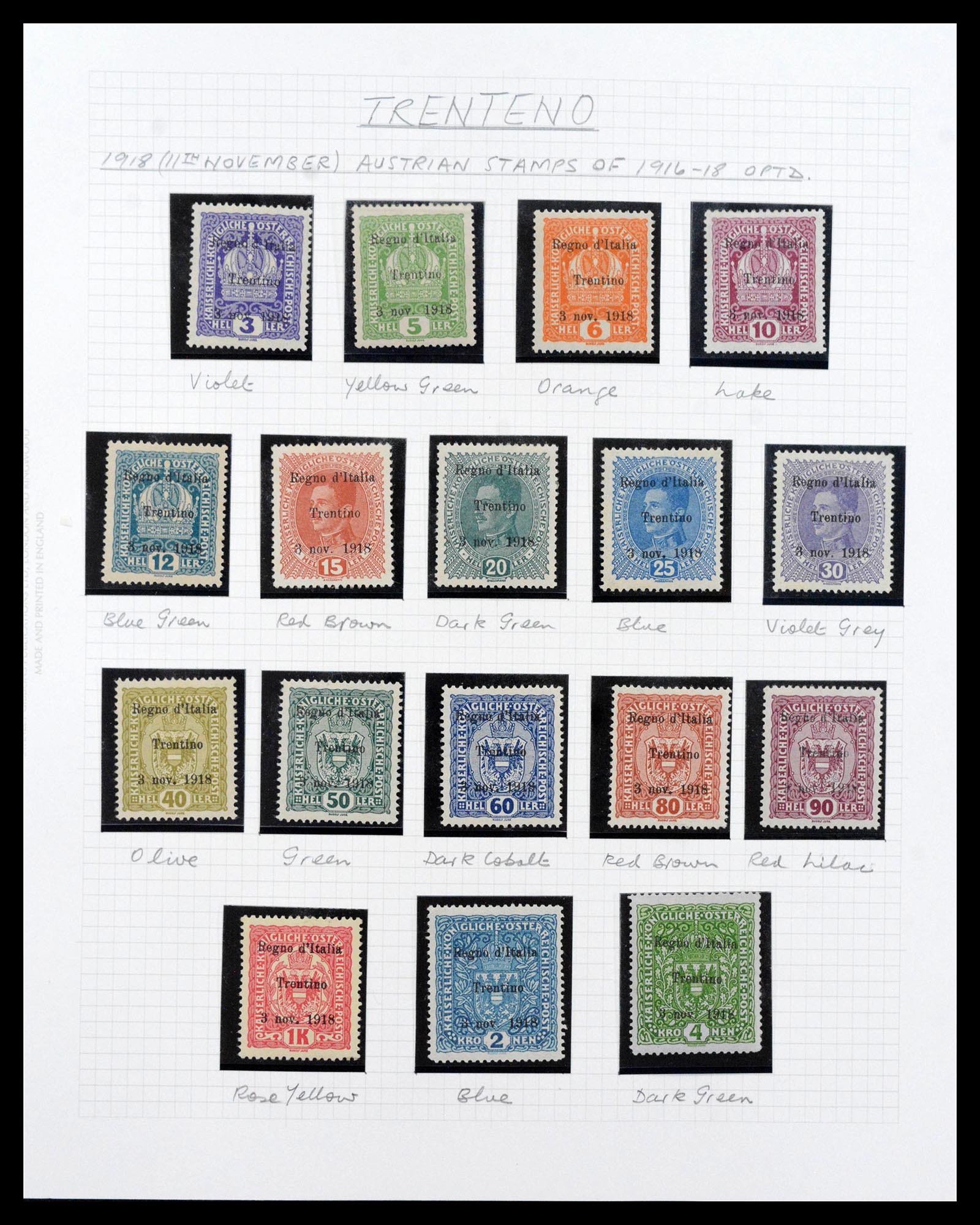 39071 0020 - Postzegelverzameling 39071 Italiaanse gebieden/bezetting topverzameli