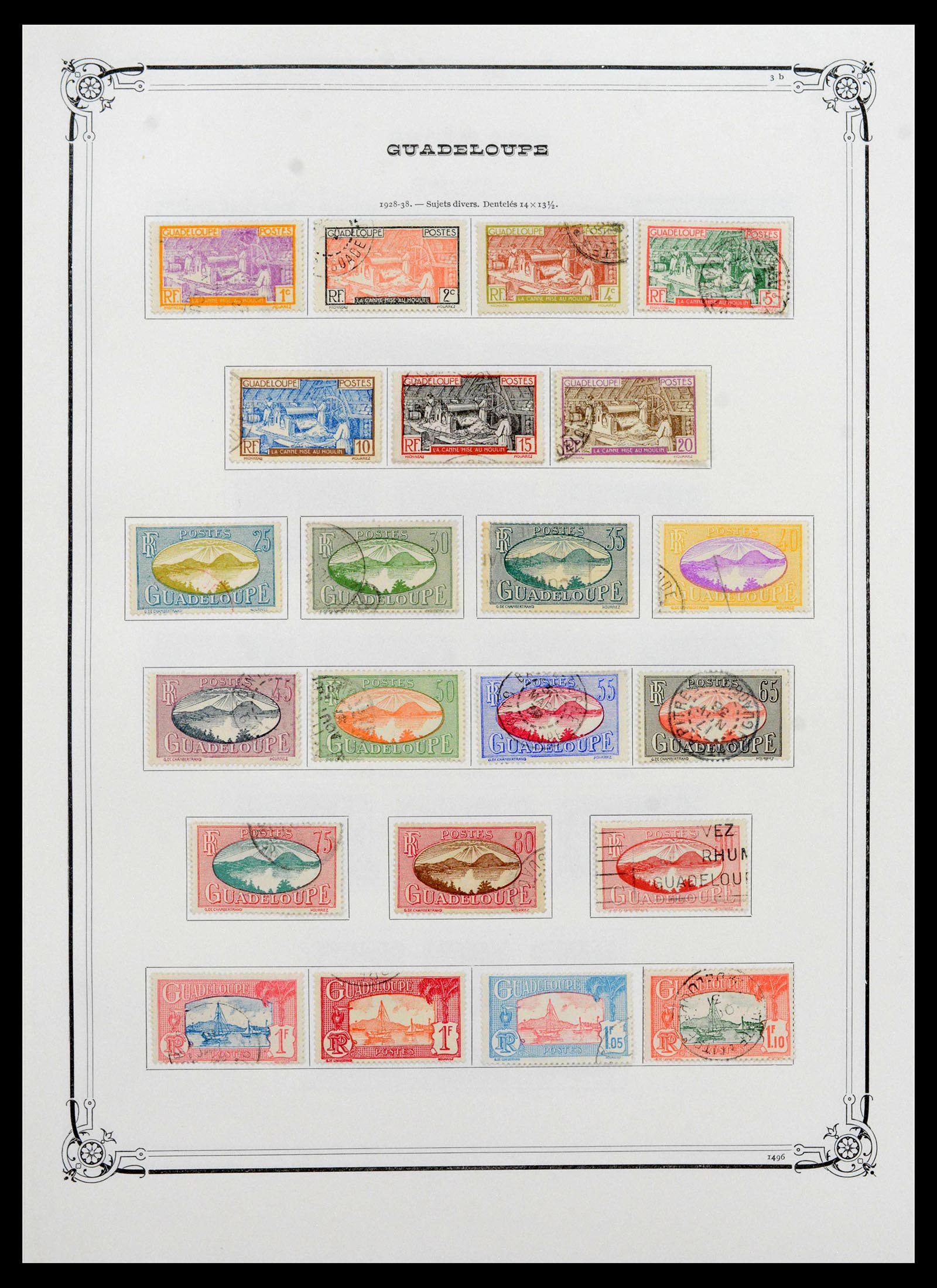 39081 0018 - Postzegelverzameling 39081 Guadeloupe speciaalverzameling 1878-1947.