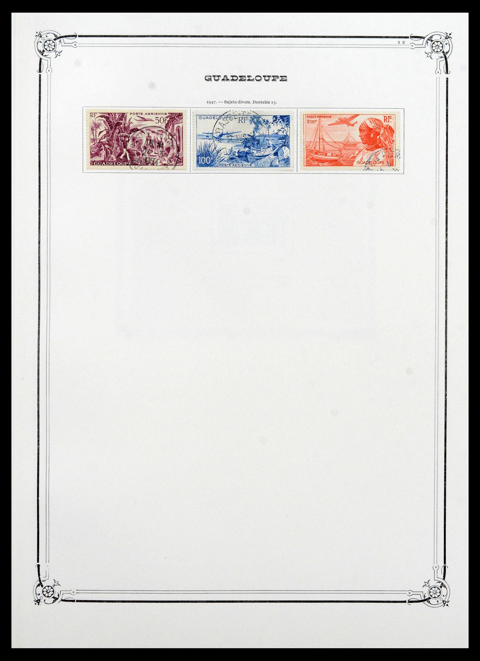 39081 0026 - Stamp collection 39081 Guadeloupe specialised collection 1878-1947.