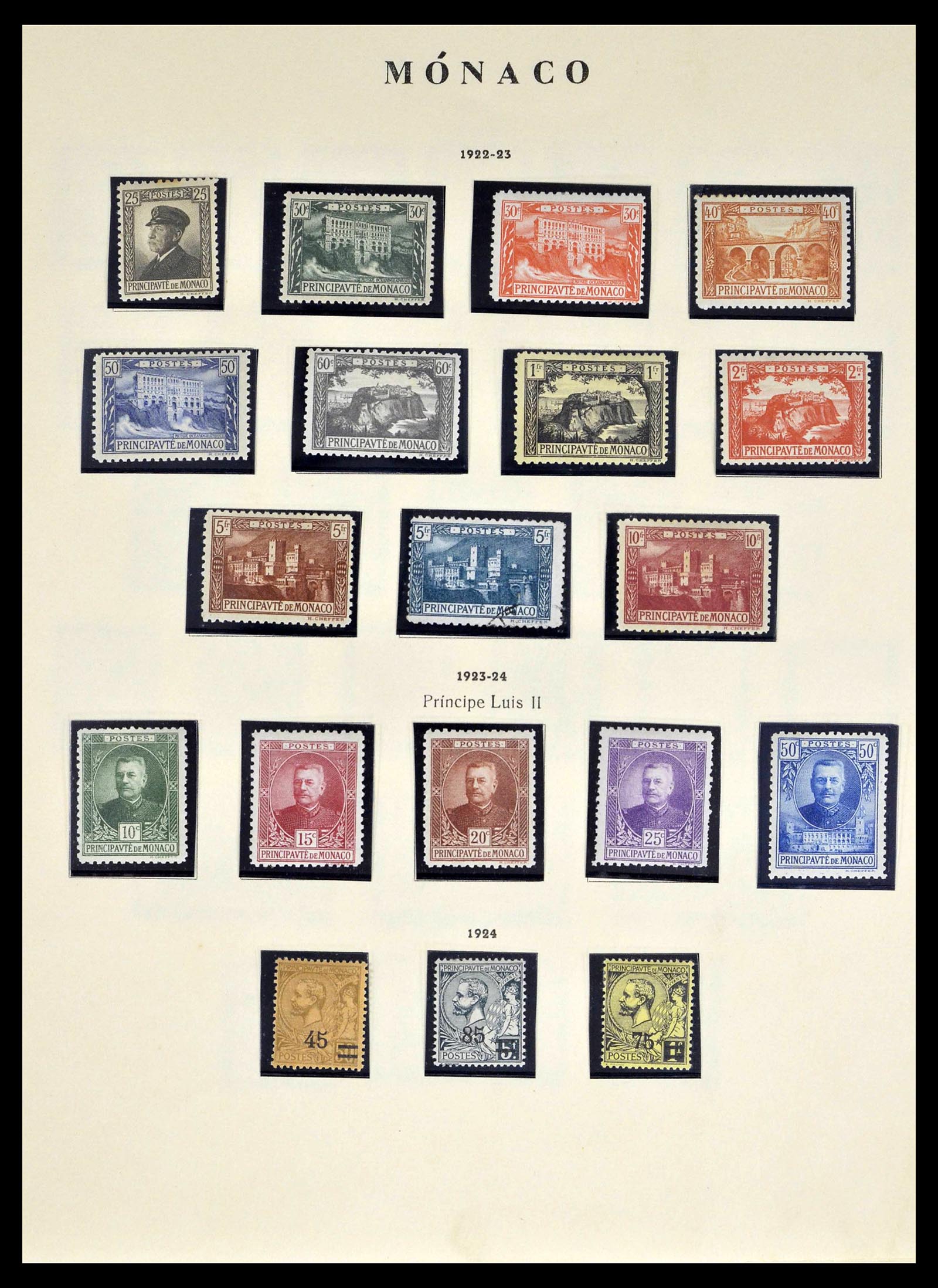 39082 0003 - Stamp collection 39082 Monaco 1885-1964.