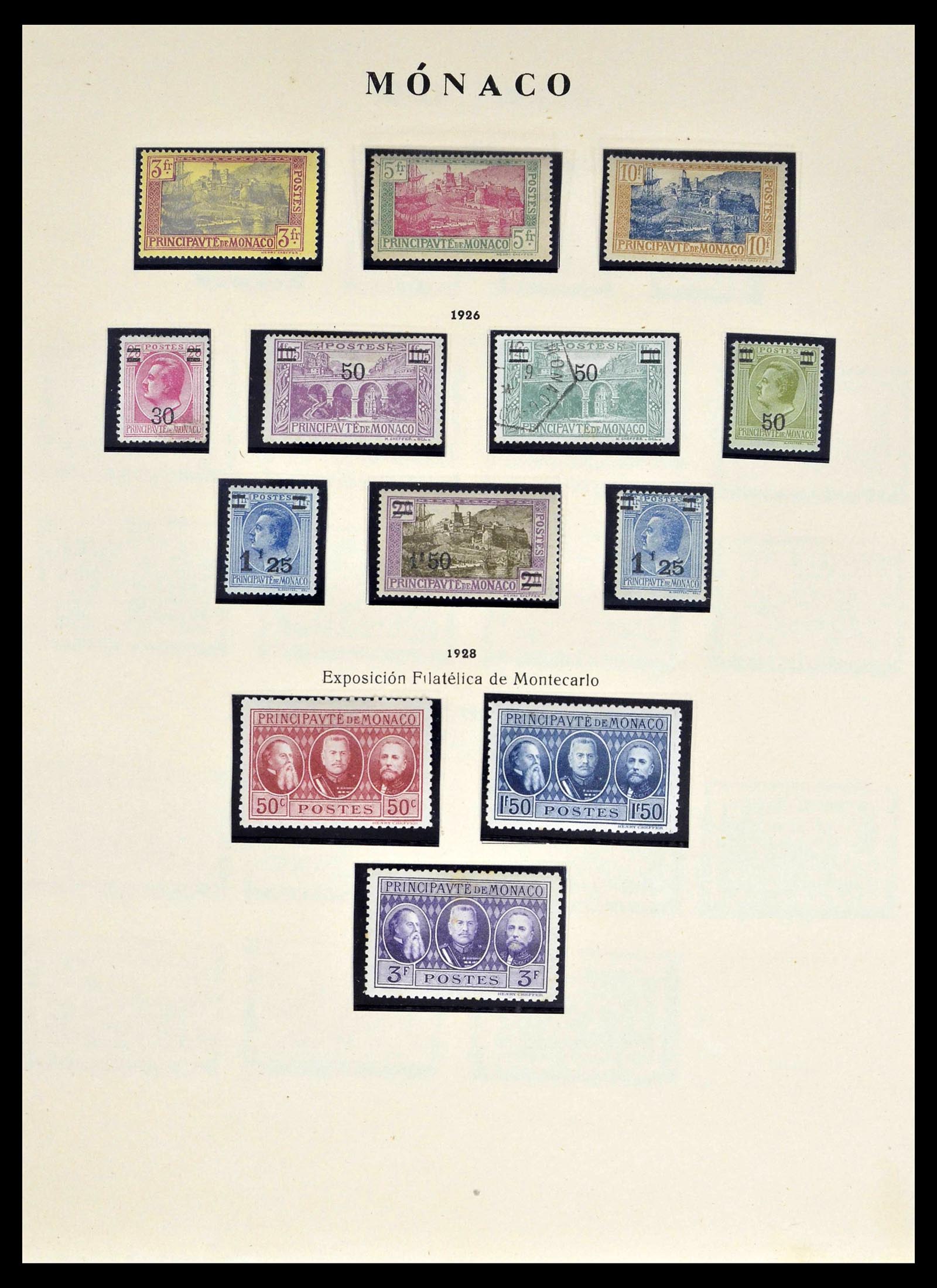 39082 0005 - Stamp collection 39082 Monaco 1885-1964.