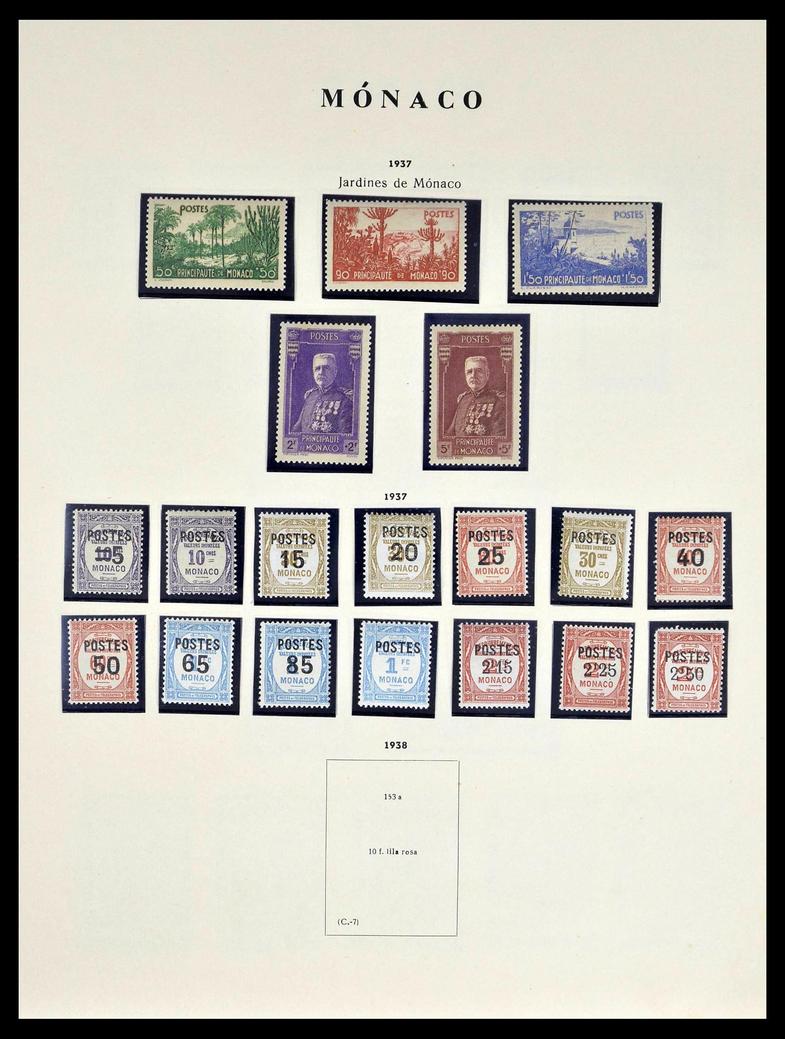 39082 0007 - Stamp collection 39082 Monaco 1885-1964.
