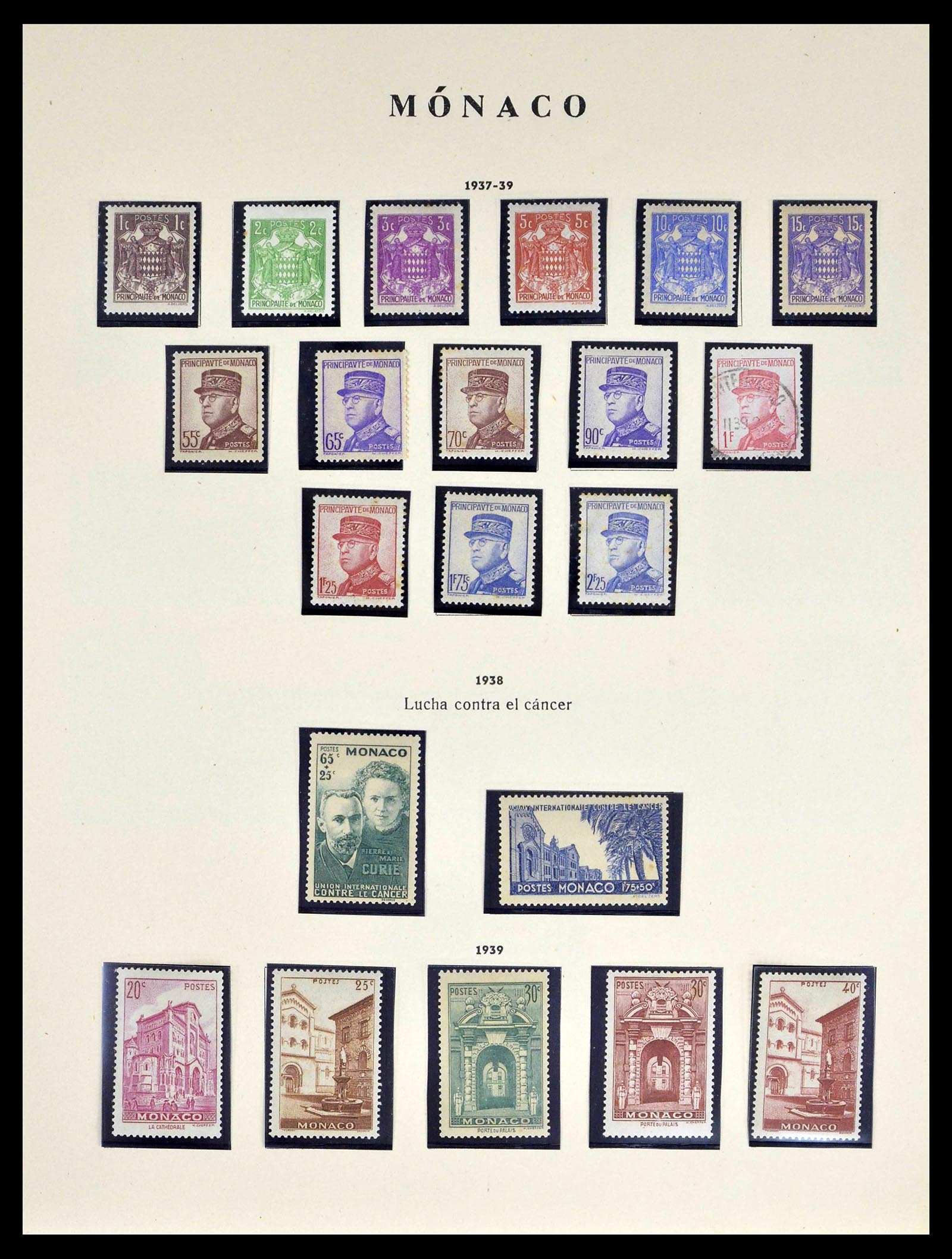 39082 0008 - Stamp collection 39082 Monaco 1885-1964.