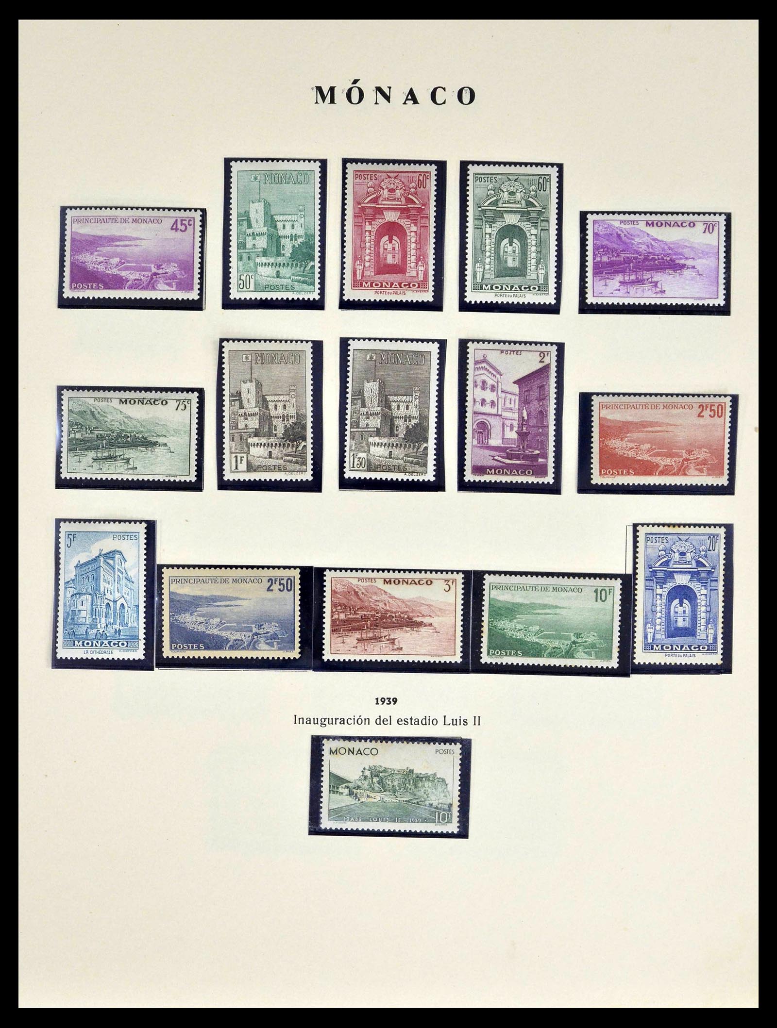 39082 0009 - Stamp collection 39082 Monaco 1885-1964.