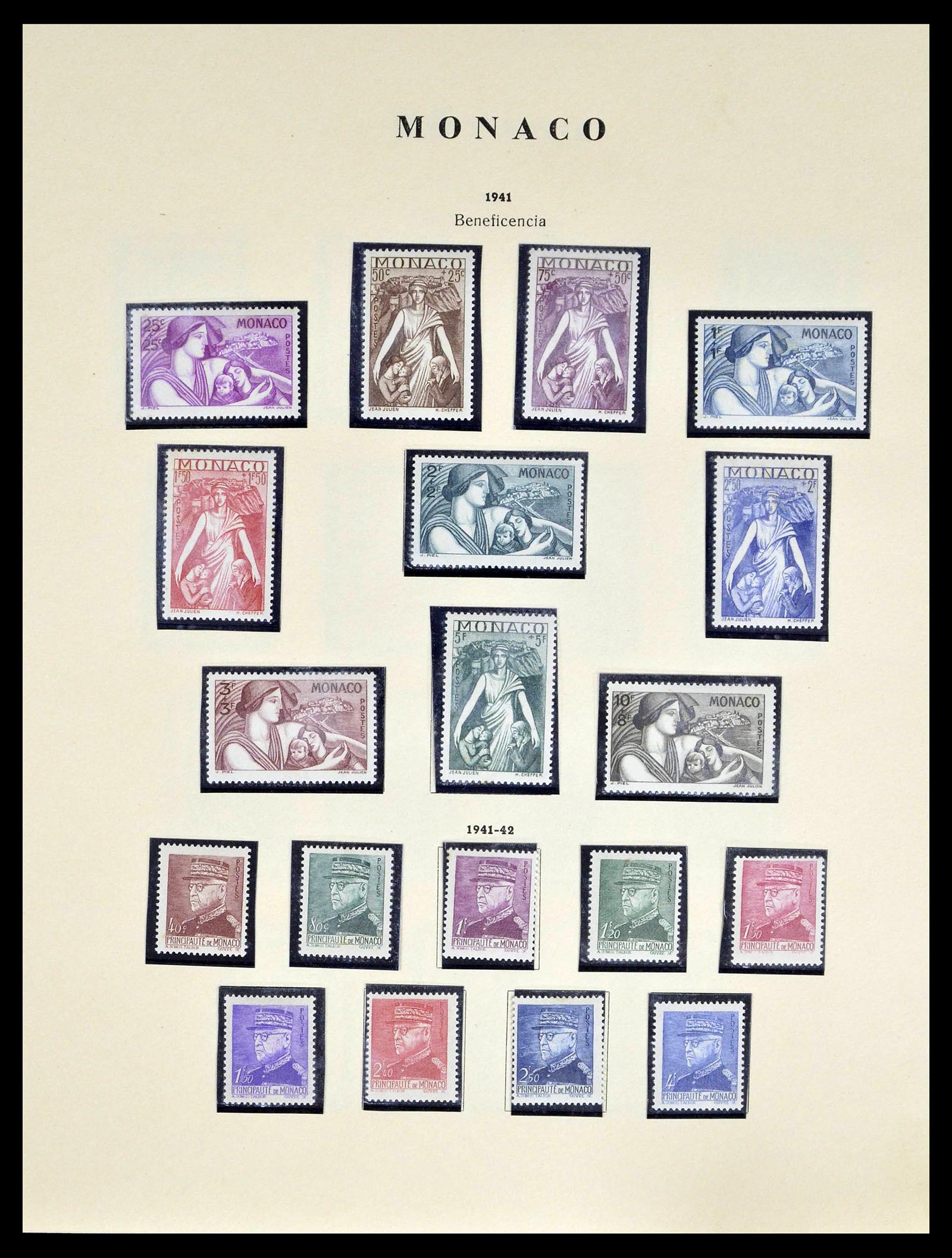 39082 0012 - Stamp collection 39082 Monaco 1885-1964.