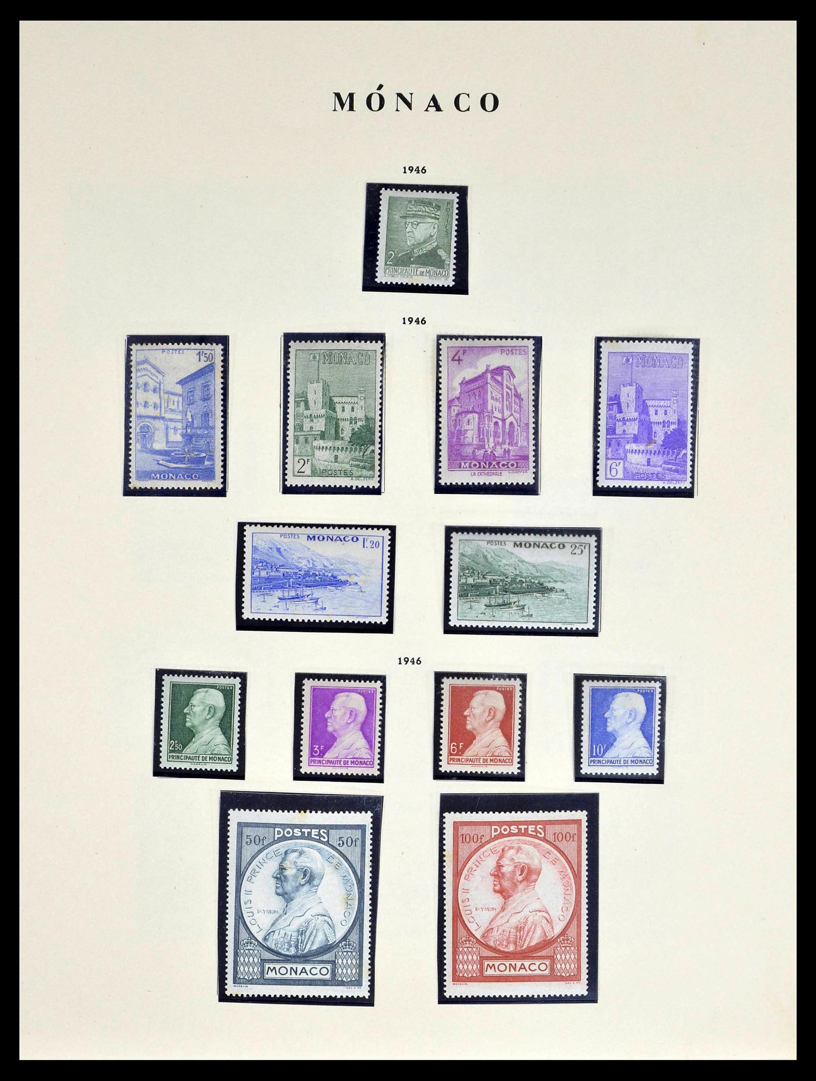 39082 0016 - Stamp collection 39082 Monaco 1885-1964.