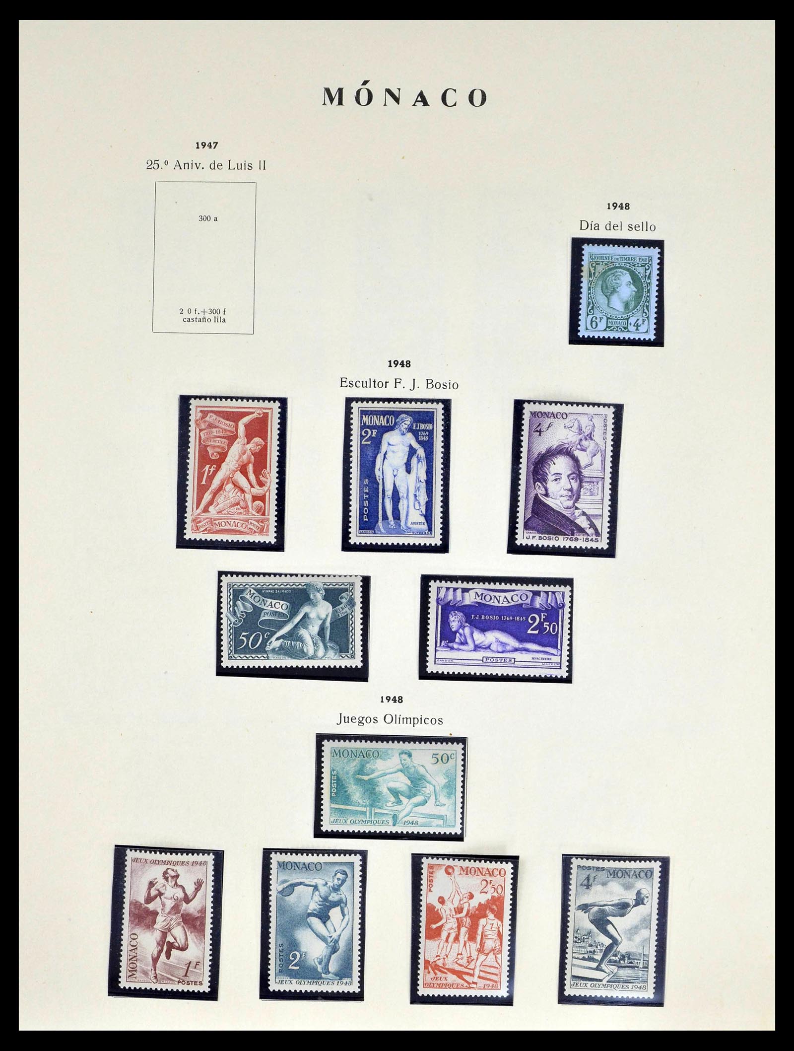 39082 0018 - Stamp collection 39082 Monaco 1885-1964.