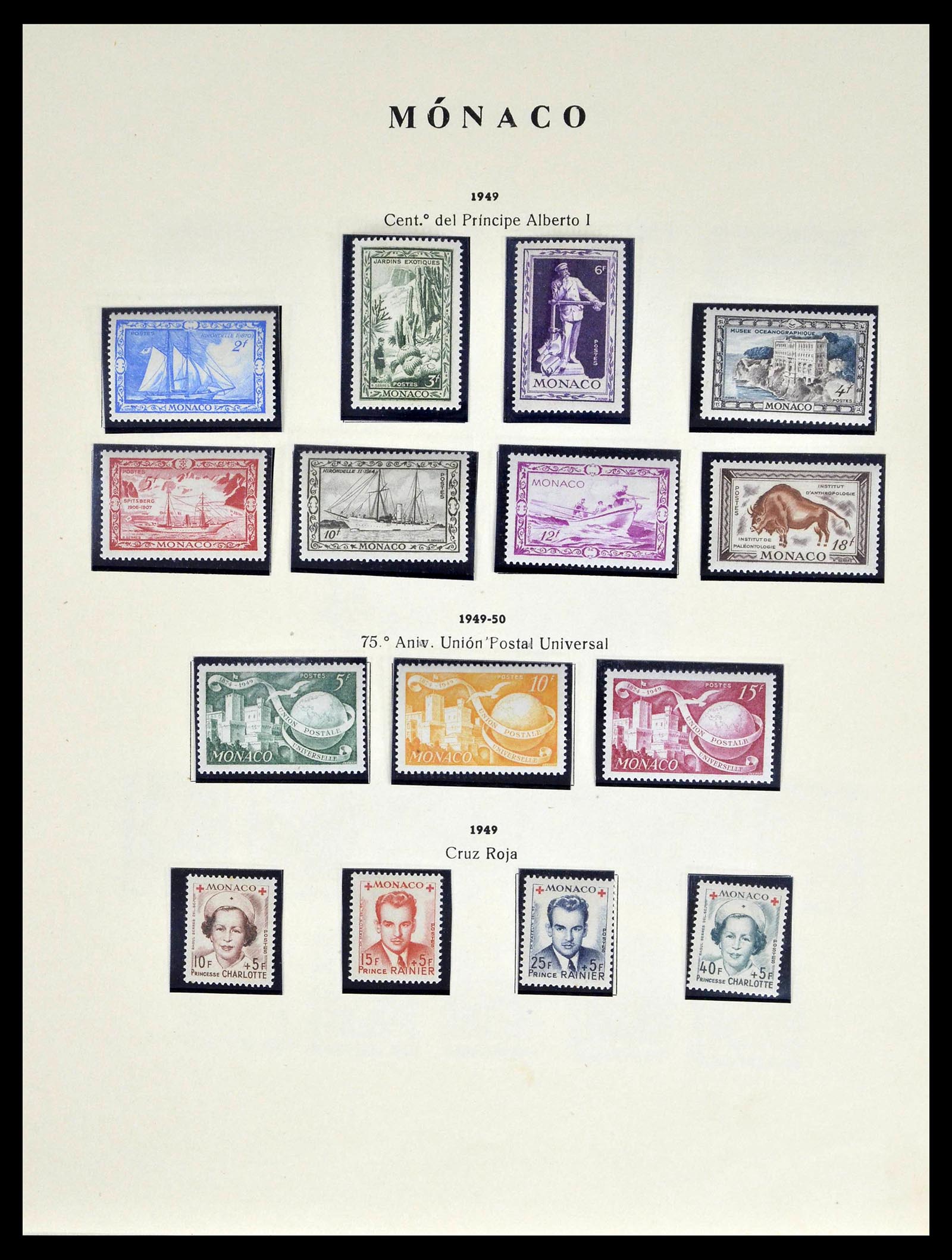 39082 0020 - Stamp collection 39082 Monaco 1885-1964.