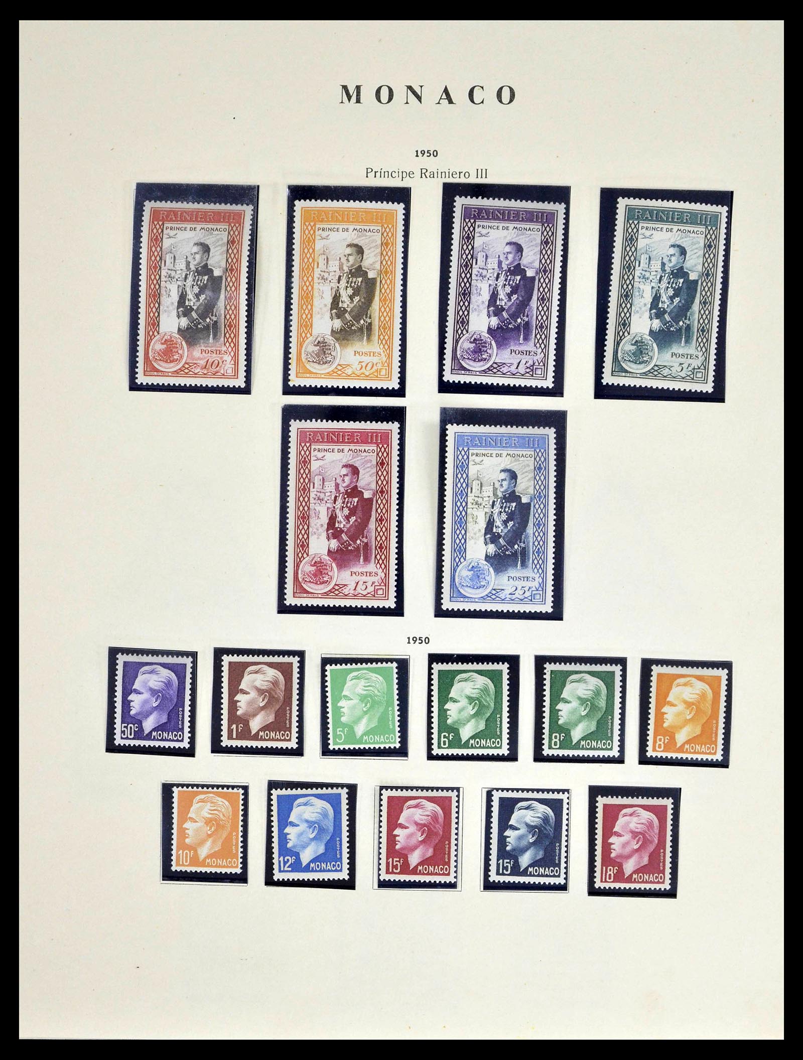 39082 0021 - Postzegelverzameling 39082 Monaco 1885-1964.