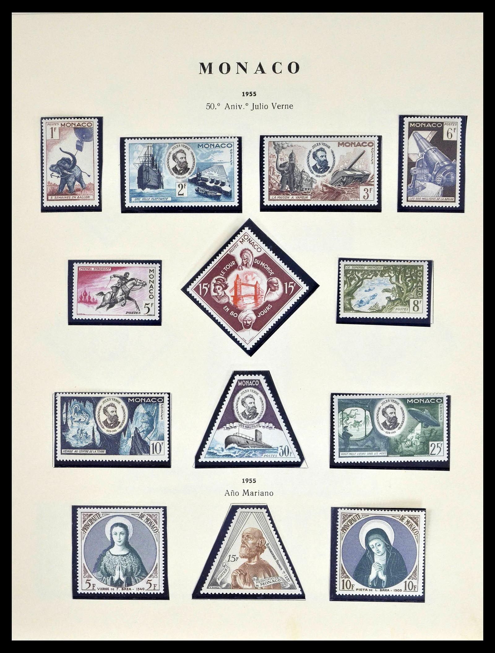 39082 0027 - Postzegelverzameling 39082 Monaco 1885-1964.
