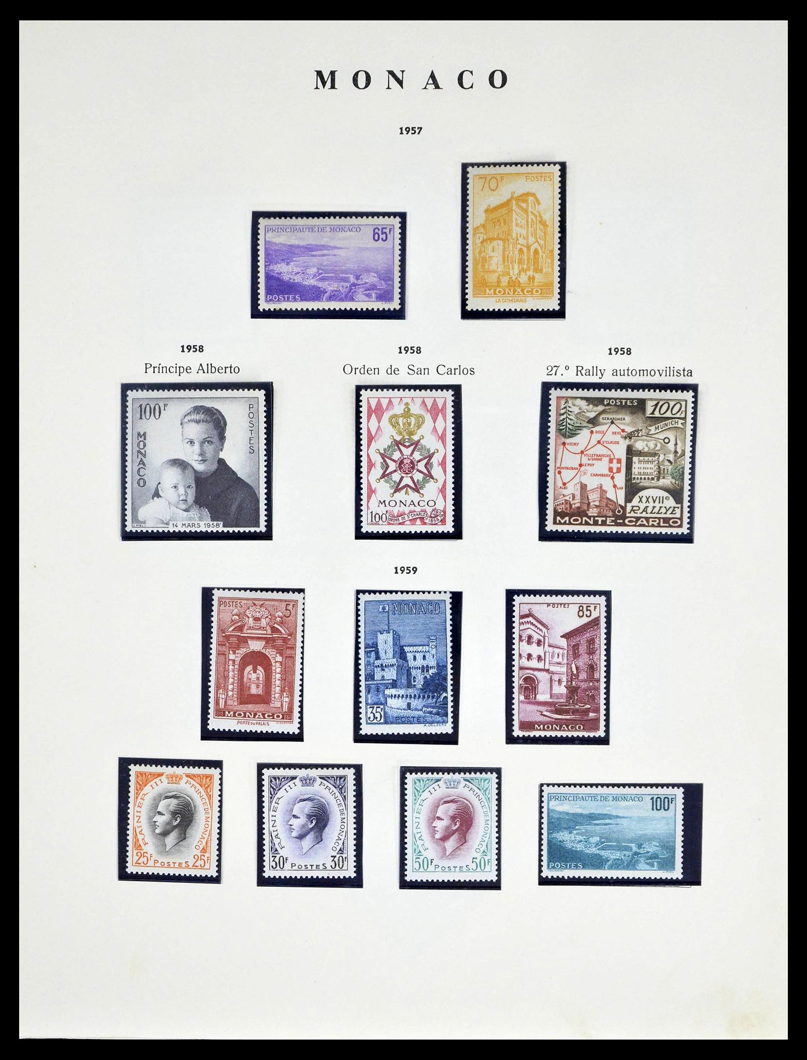 39082 0031 - Postzegelverzameling 39082 Monaco 1885-1964.
