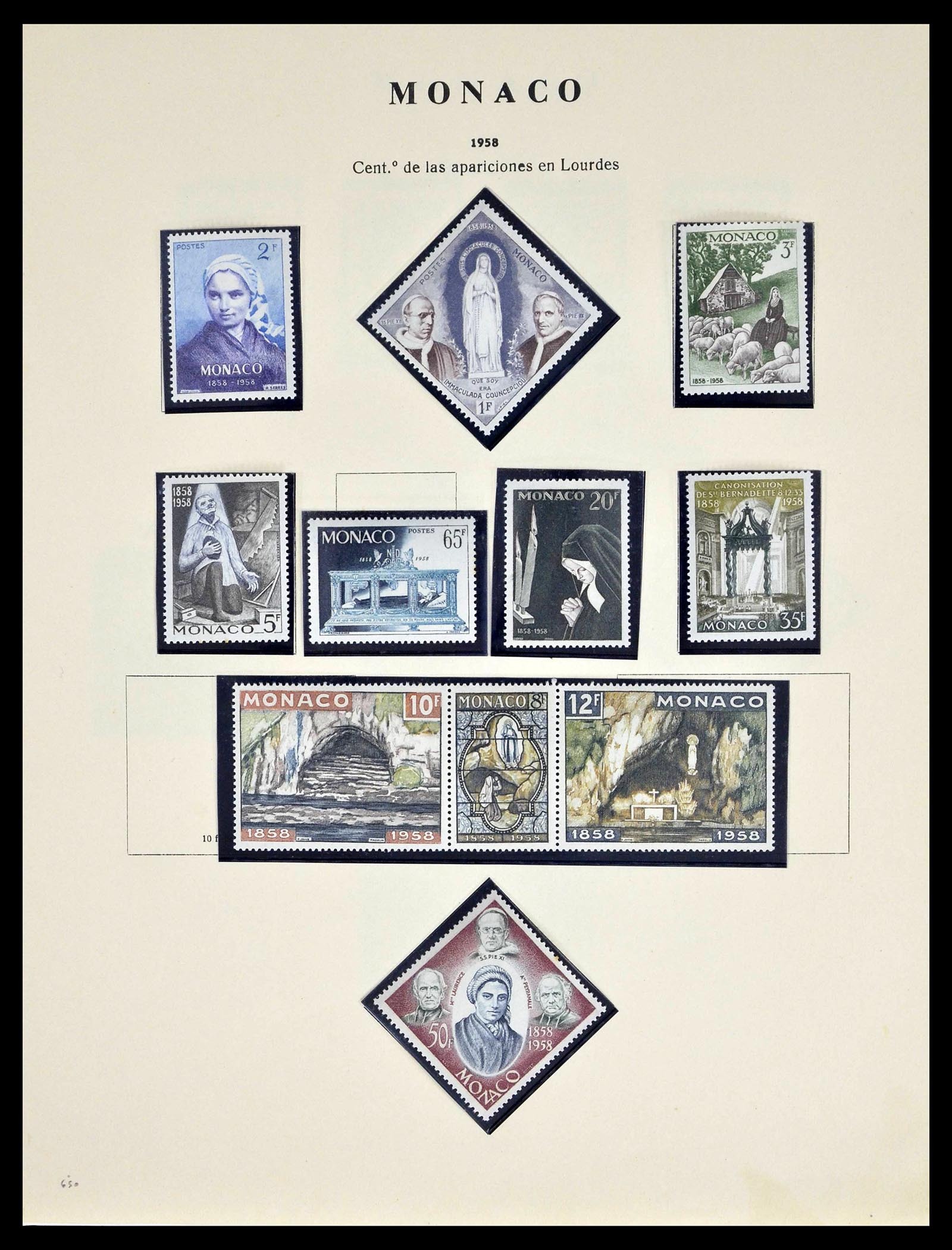39082 0032 - Stamp collection 39082 Monaco 1885-1964.
