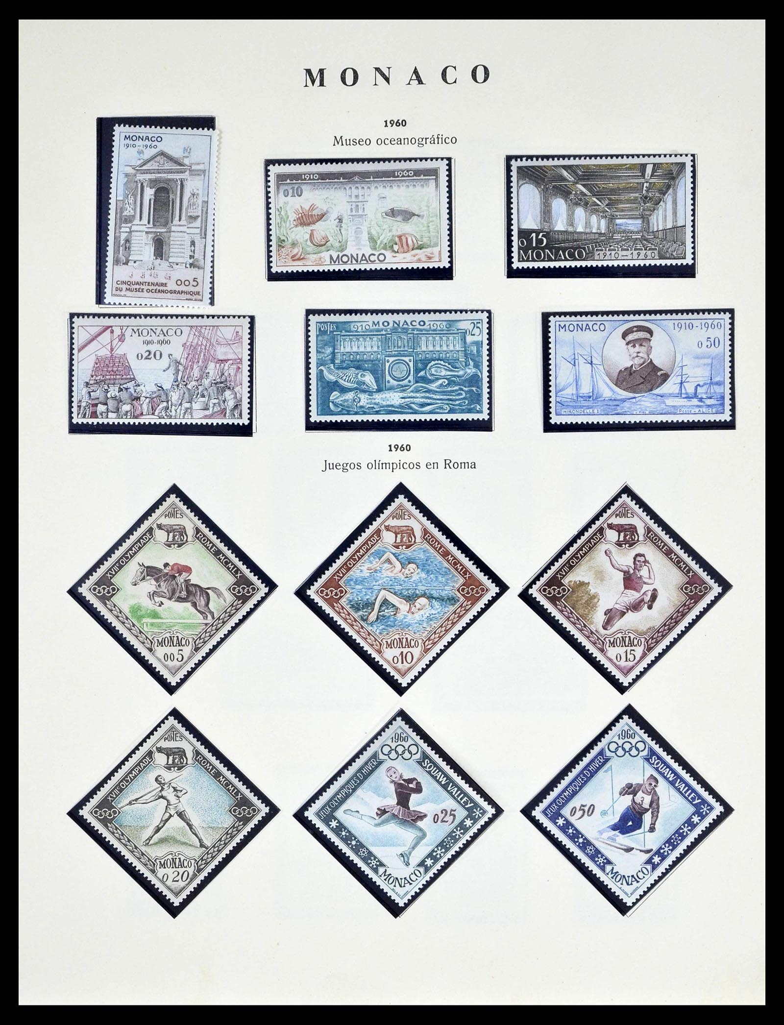 39082 0035 - Stamp collection 39082 Monaco 1885-1964.