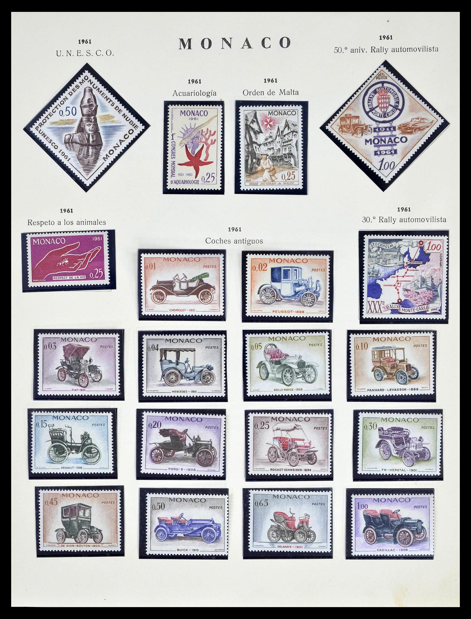 39082 0037 - Stamp collection 39082 Monaco 1885-1964.