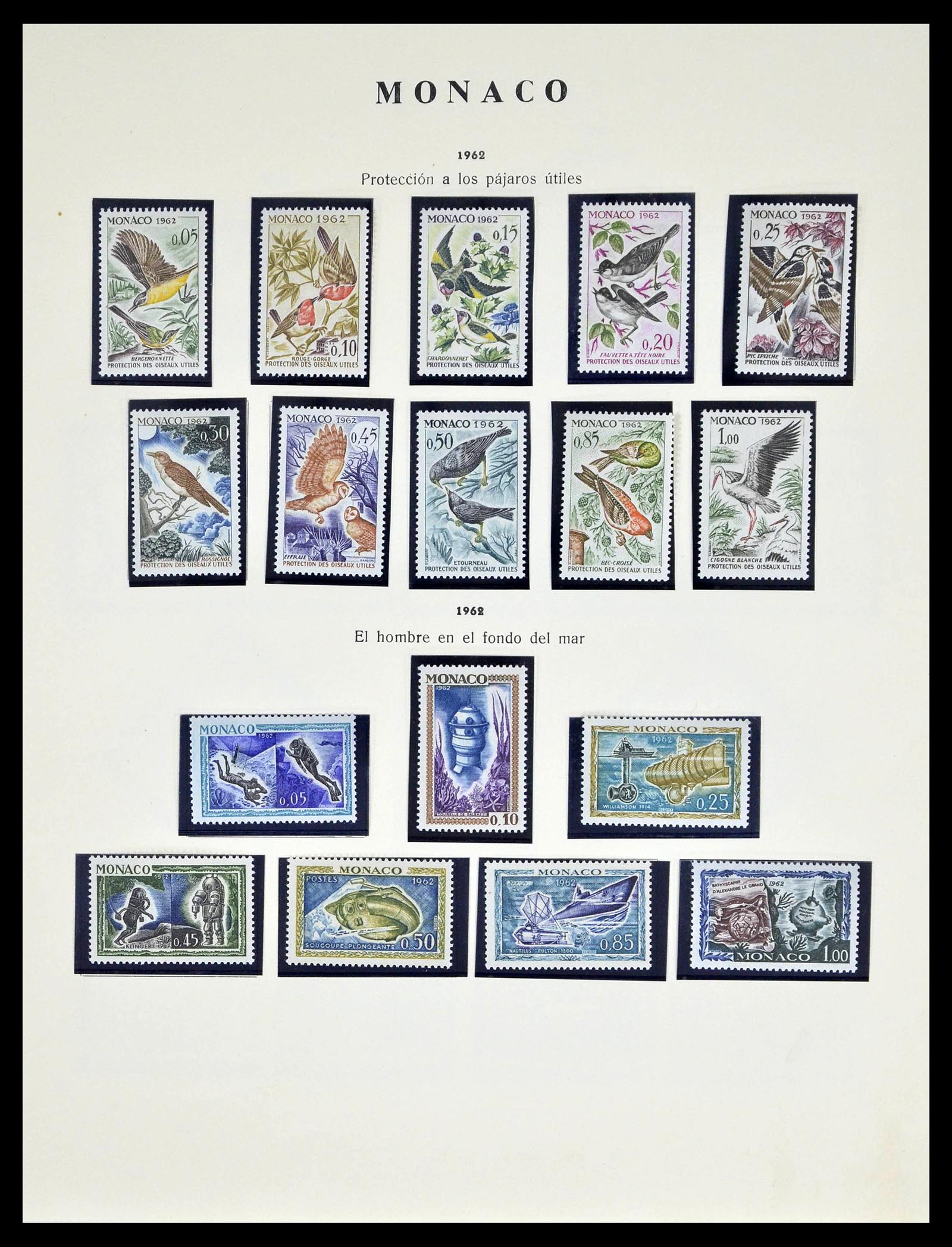 39082 0039 - Postzegelverzameling 39082 Monaco 1885-1964.
