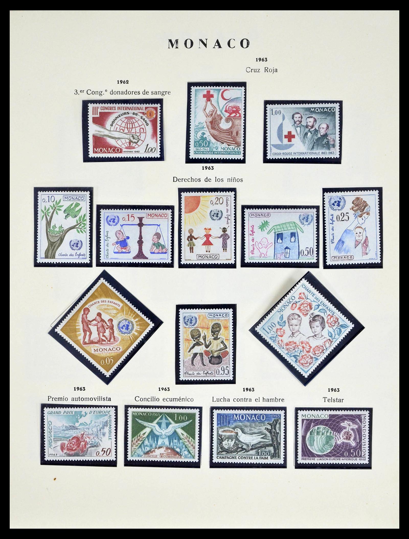 39082 0040 - Postzegelverzameling 39082 Monaco 1885-1964.