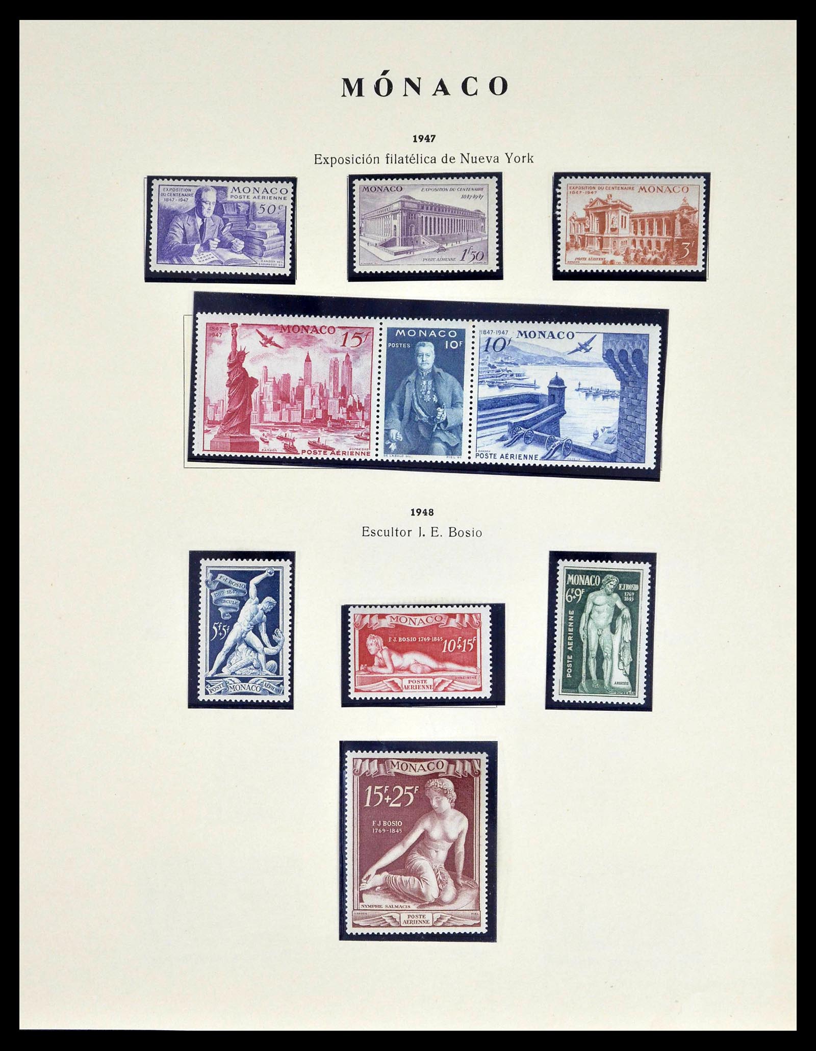 39082 0045 - Stamp collection 39082 Monaco 1885-1964.