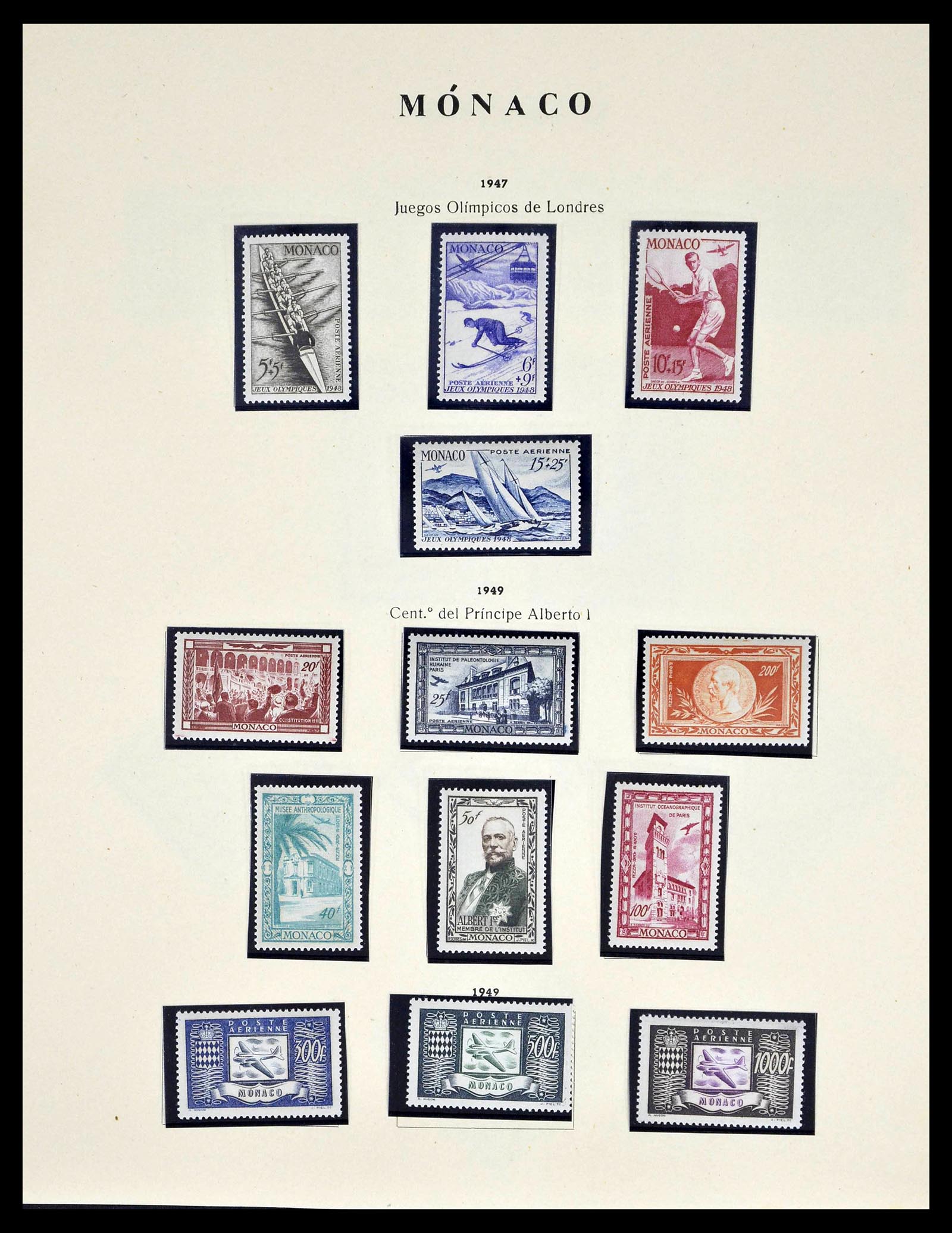 39082 0046 - Stamp collection 39082 Monaco 1885-1964.