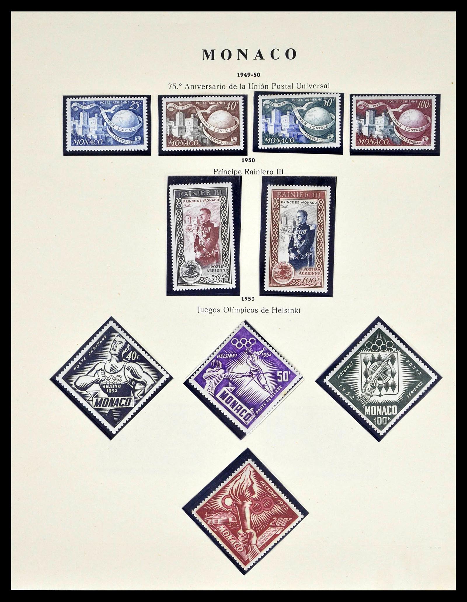 39082 0047 - Stamp collection 39082 Monaco 1885-1964.
