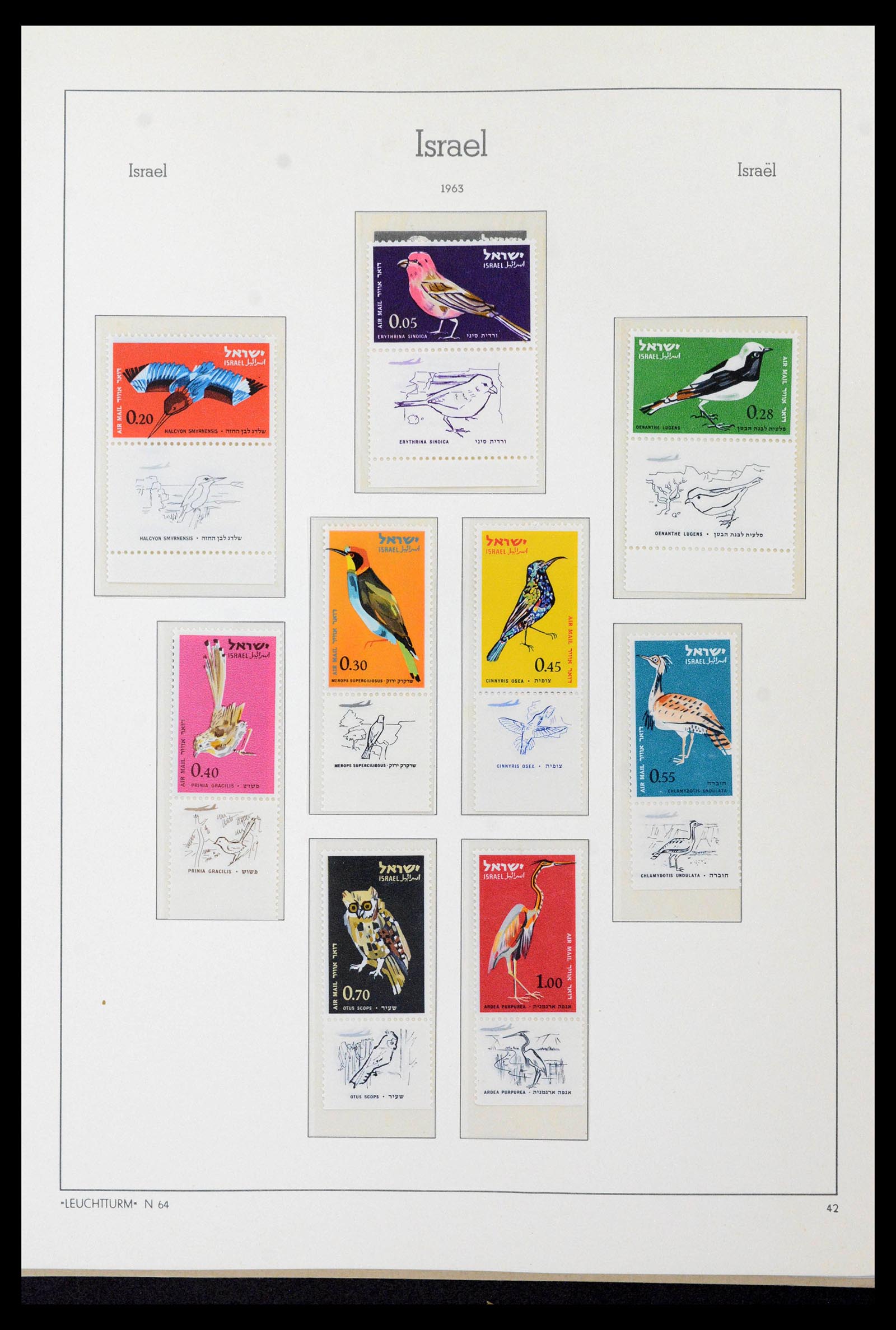 39090 0059 - Postzegelverzameling 39090 Israël 1948-1968.