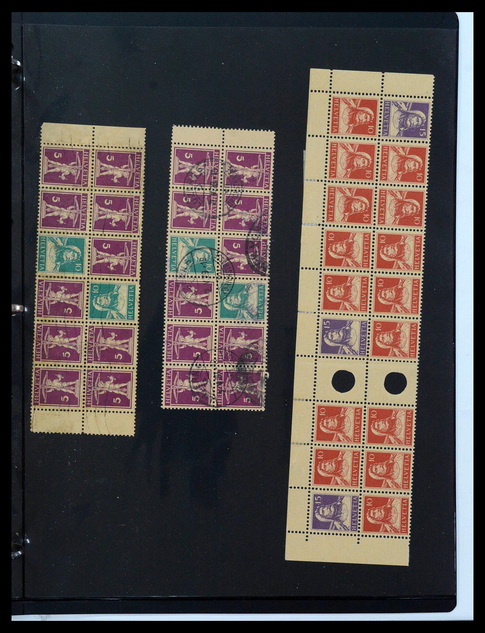 39092 0032 - Stamp collection 39092 Switzerland combinations 1908-2000.