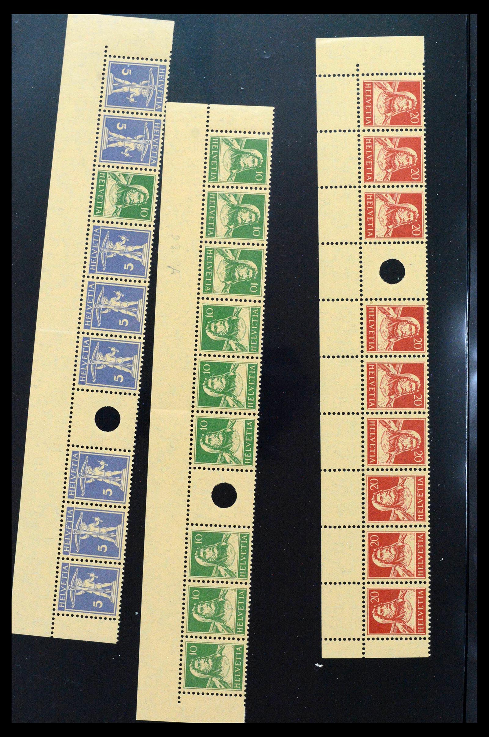 39092 0033 - Stamp collection 39092 Switzerland combinations 1908-2000.