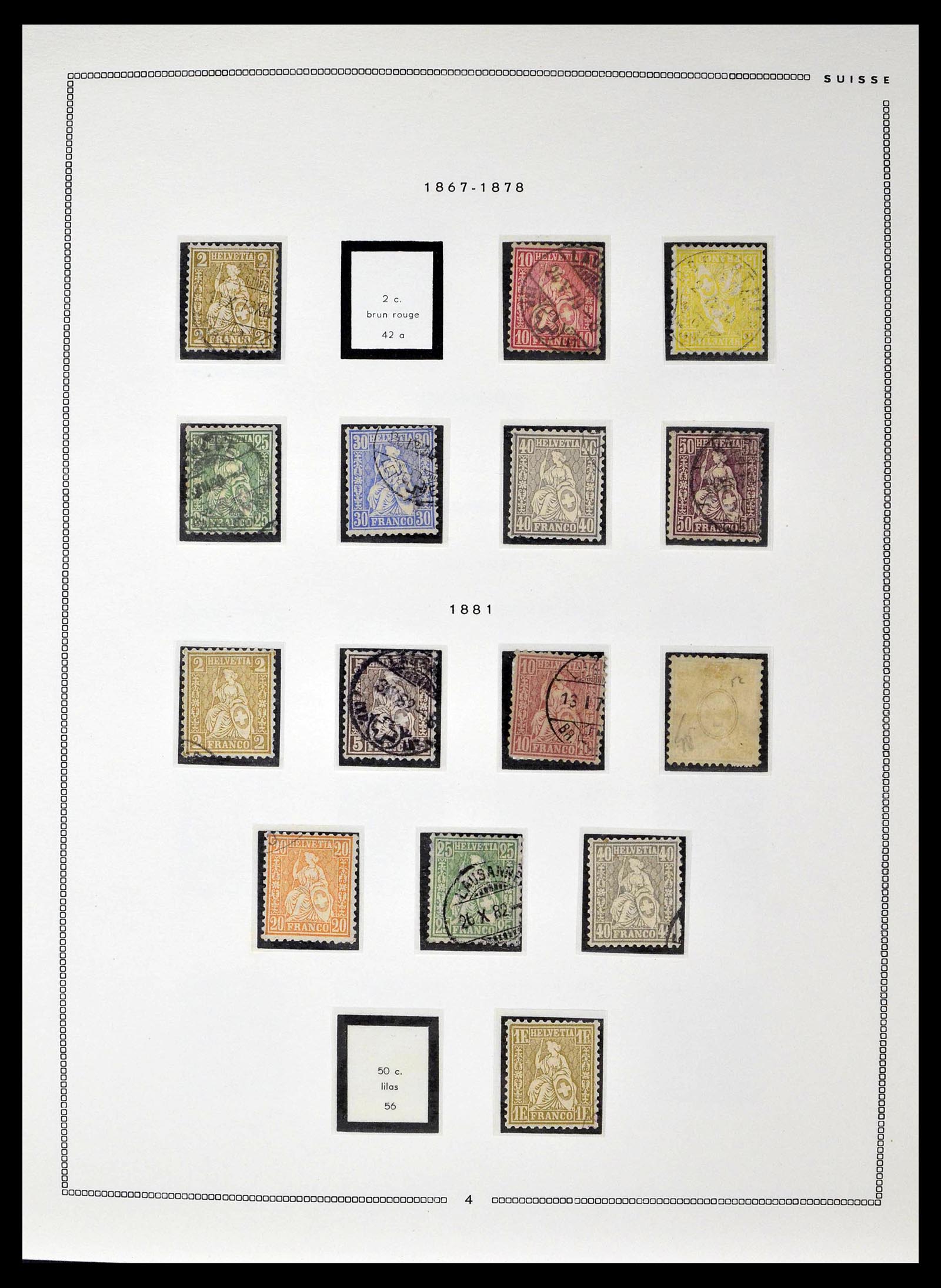 39094 0003 - Stamp collection 39094 Switzerland 1850-2005.