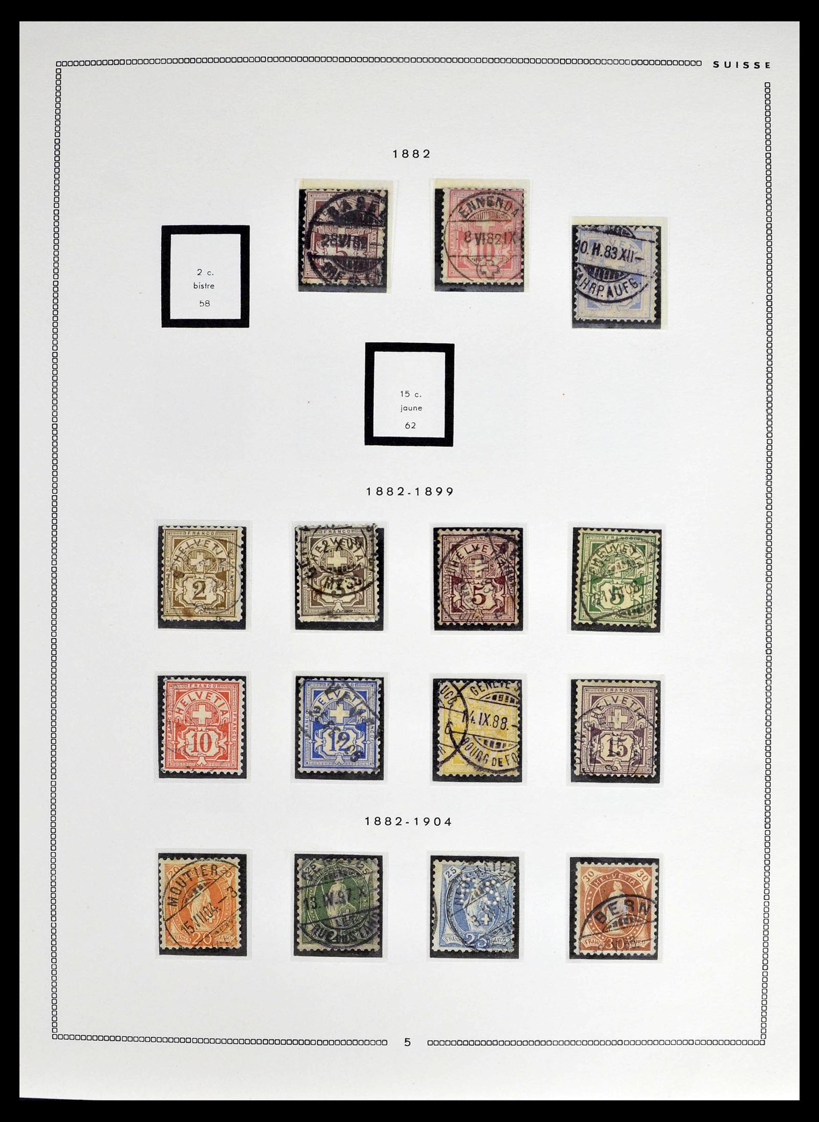 39094 0004 - Stamp collection 39094 Switzerland 1850-2005.