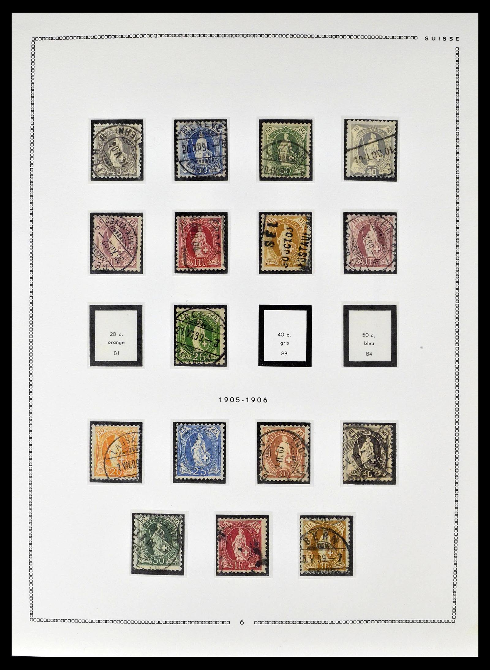 39094 0005 - Stamp collection 39094 Switzerland 1850-2005.