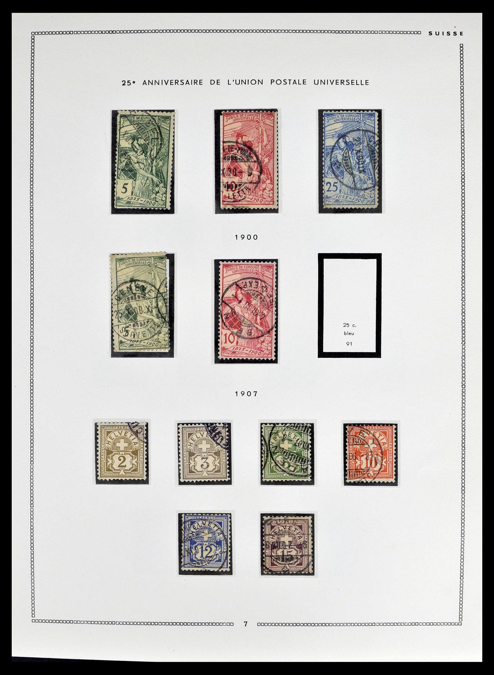 39094 0006 - Stamp collection 39094 Switzerland 1850-2005.