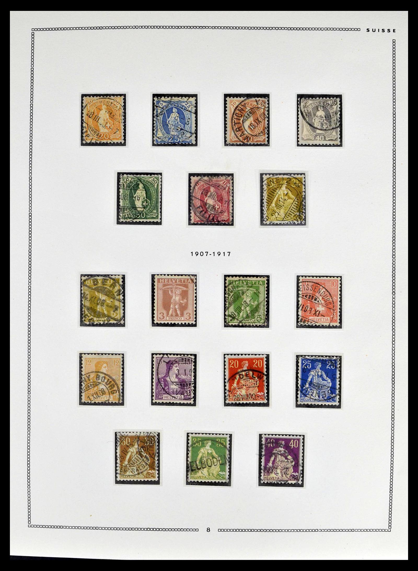39094 0007 - Stamp collection 39094 Switzerland 1850-2005.