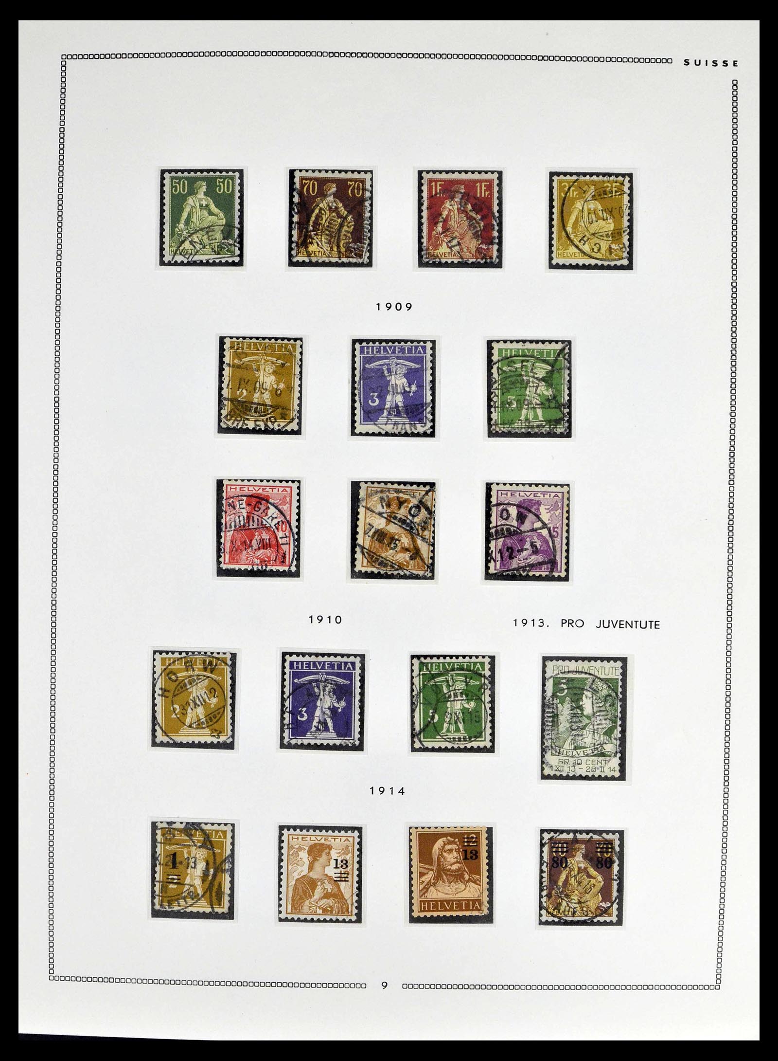 39094 0008 - Stamp collection 39094 Switzerland 1850-2005.