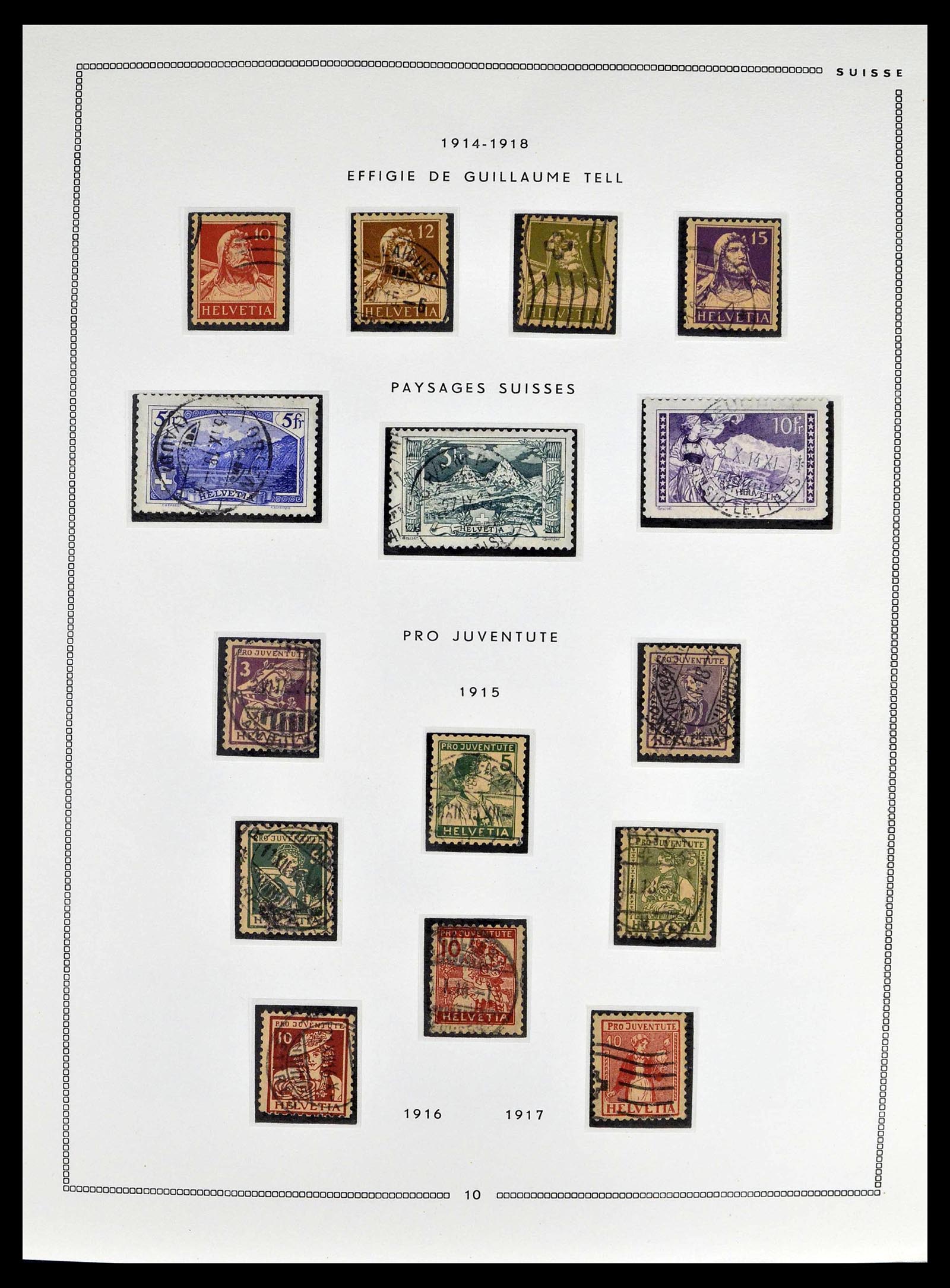 39094 0009 - Stamp collection 39094 Switzerland 1850-2005.