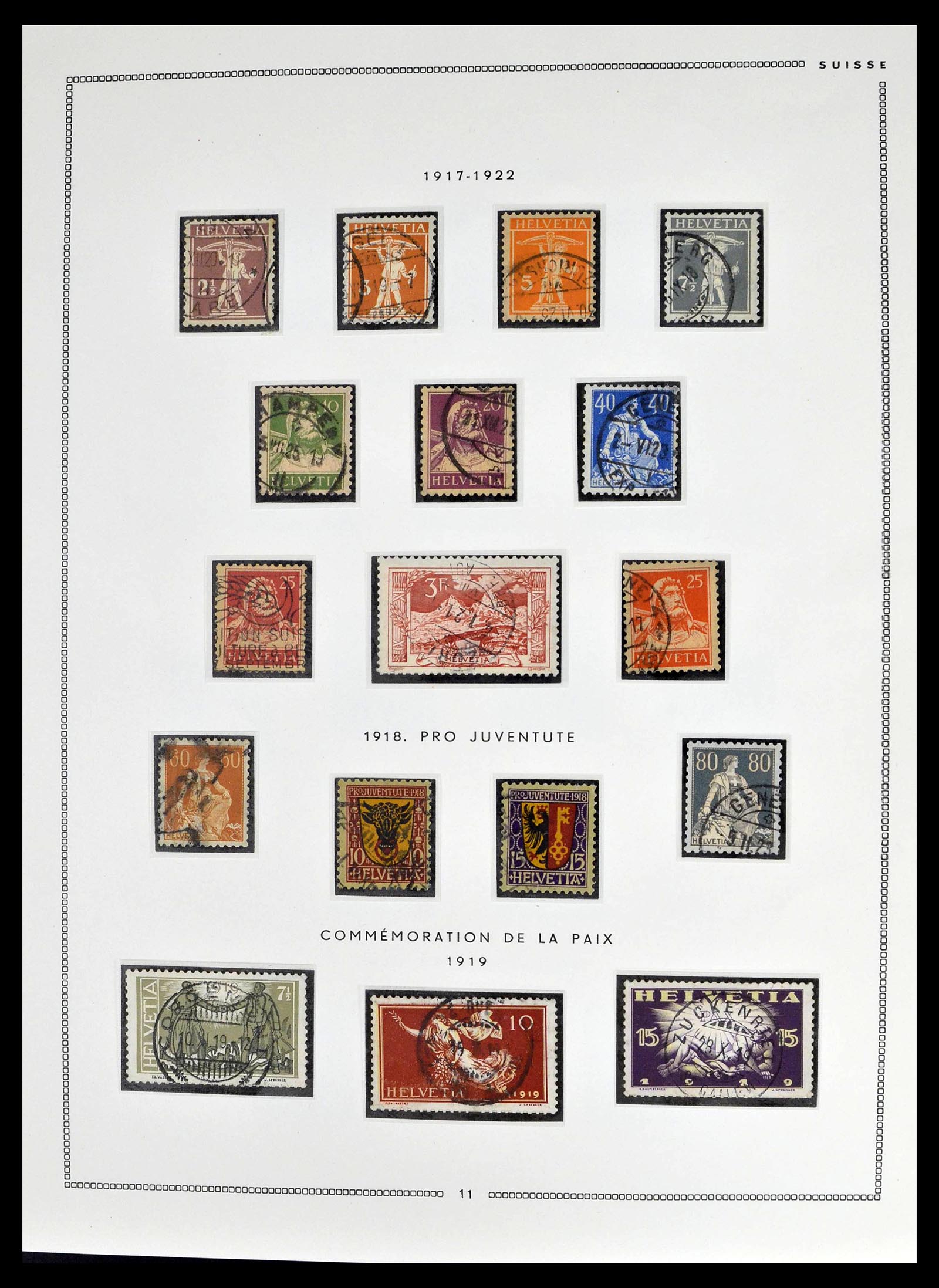 39094 0010 - Stamp collection 39094 Switzerland 1850-2005.