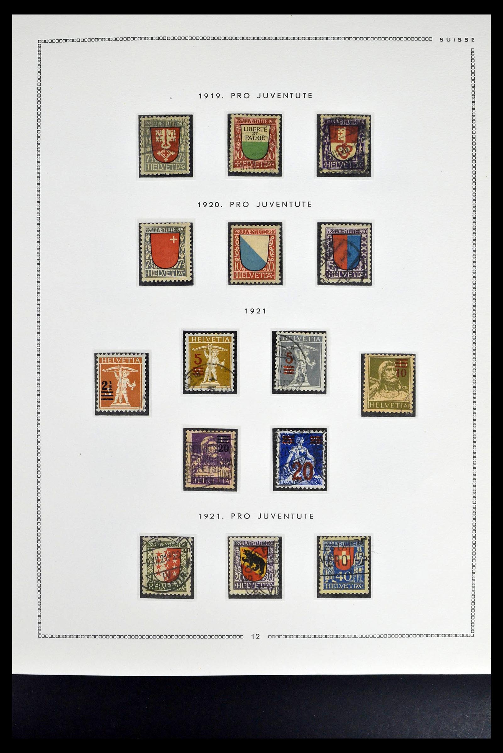 39094 0011 - Stamp collection 39094 Switzerland 1850-2005.