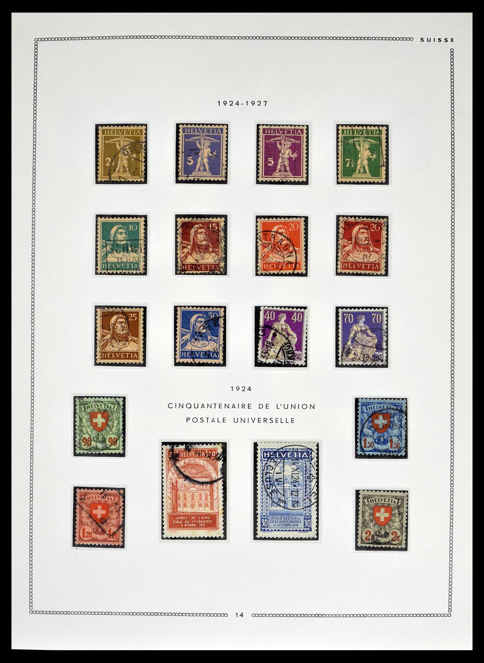 39094 0013 - Stamp collection 39094 Switzerland 1850-2005.