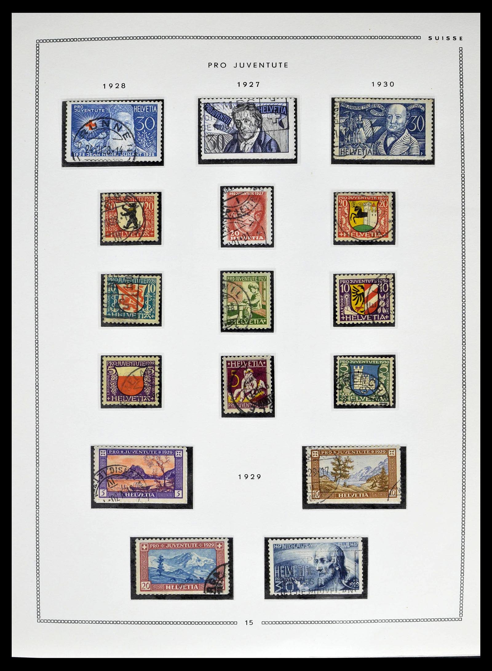39094 0014 - Stamp collection 39094 Switzerland 1850-2005.