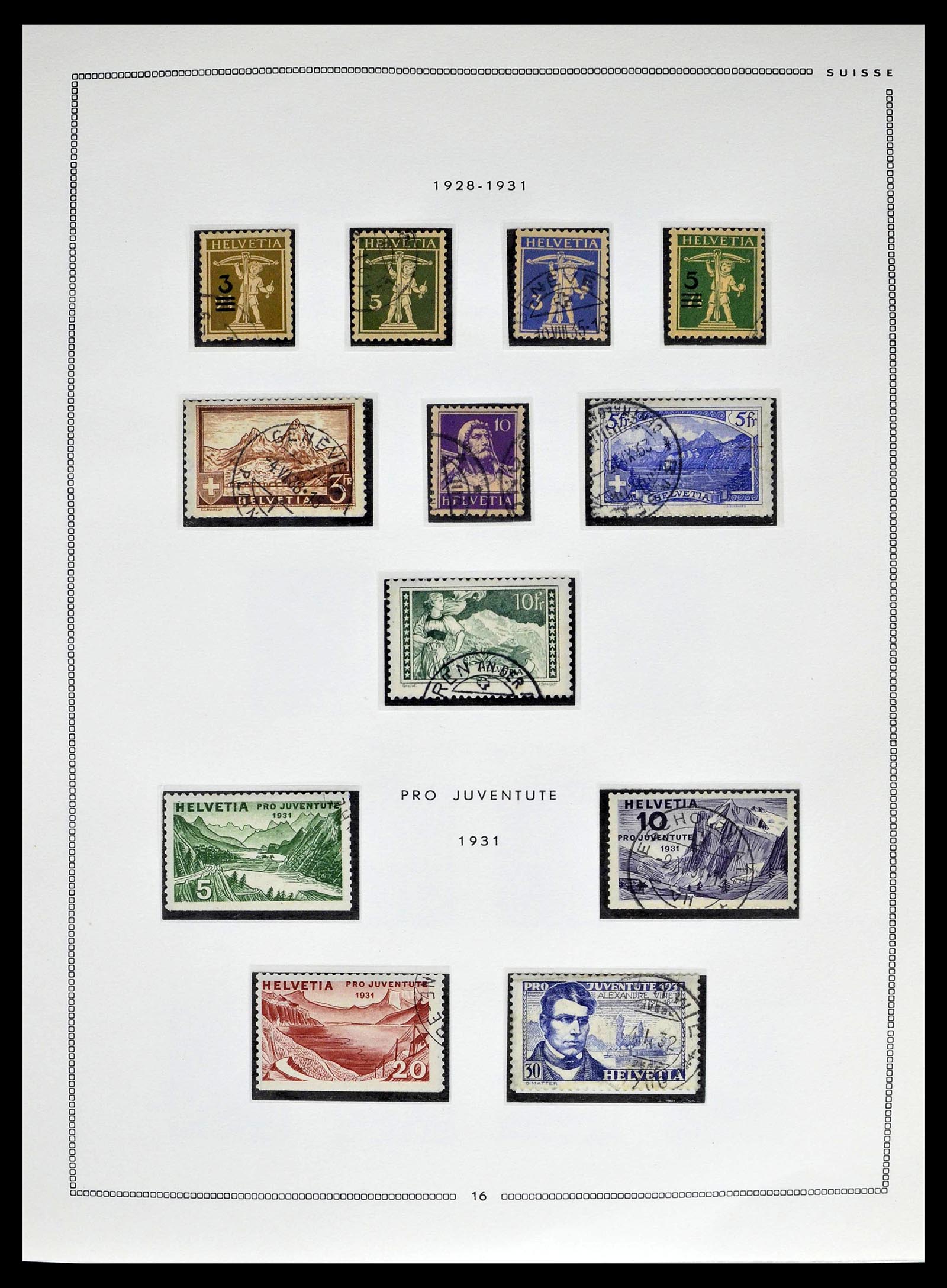 39094 0015 - Stamp collection 39094 Switzerland 1850-2005.