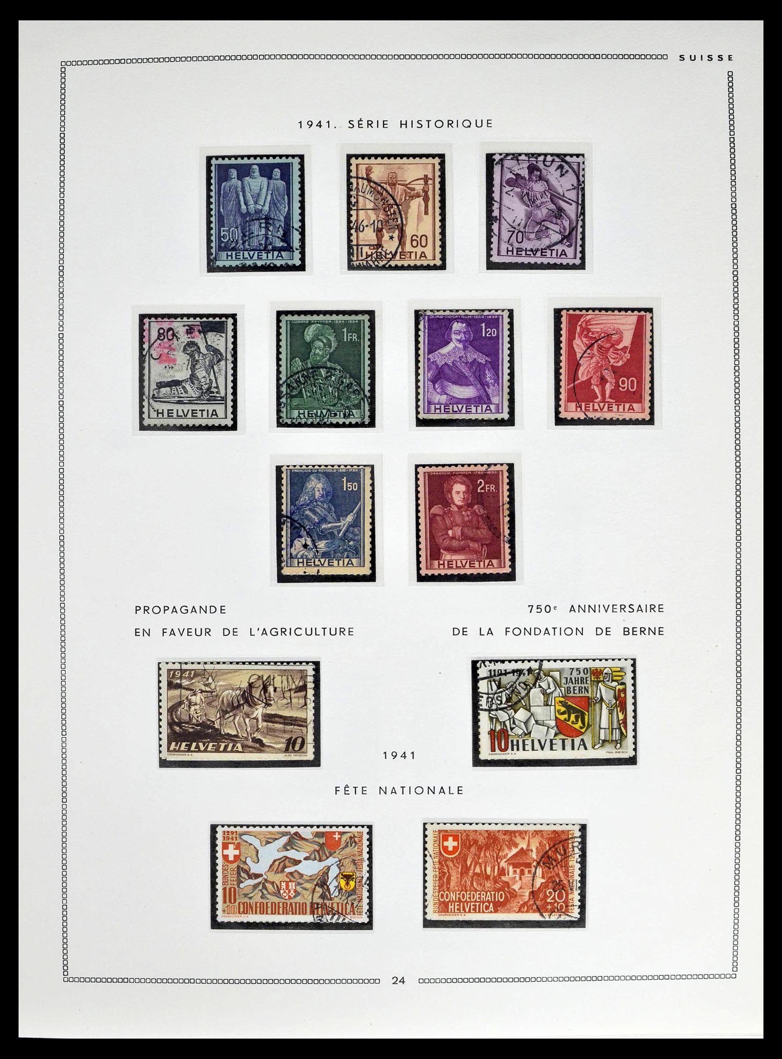39094 0023 - Postzegelverzameling 39094 Zwitserland 1850-2005.