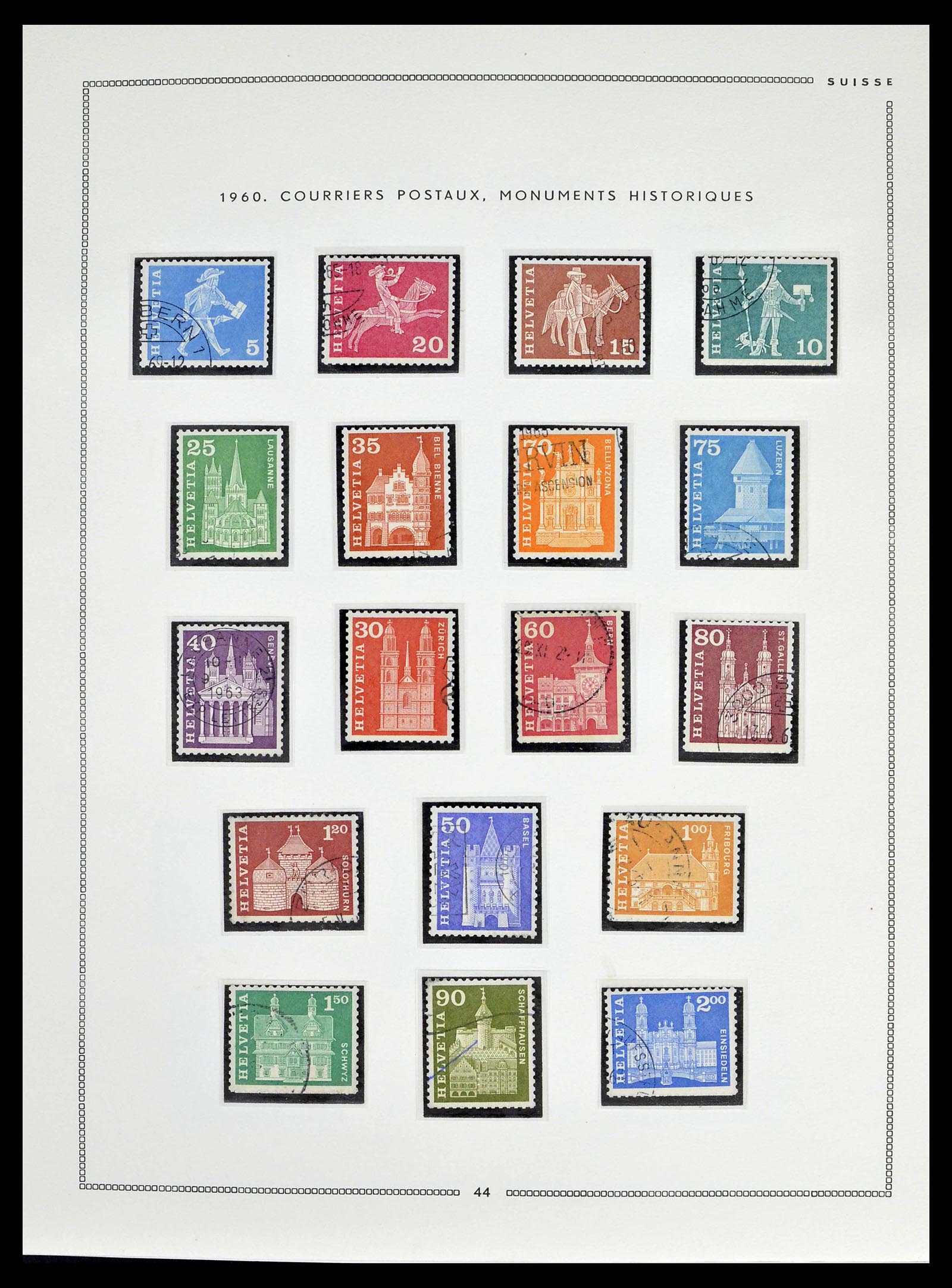 39094 0042 - Stamp collection 39094 Switzerland 1850-2005.