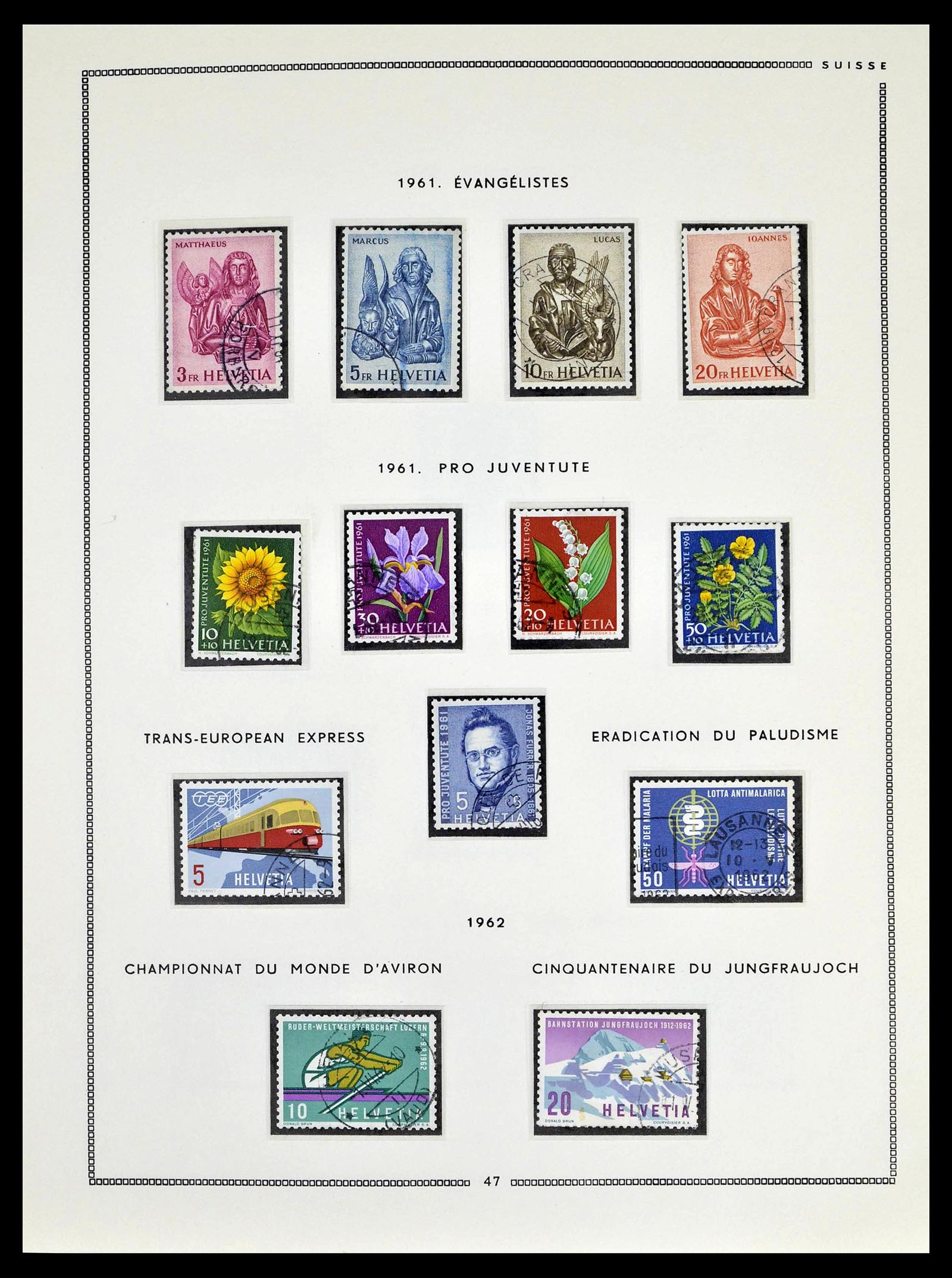 39094 0045 - Stamp collection 39094 Switzerland 1850-2005.