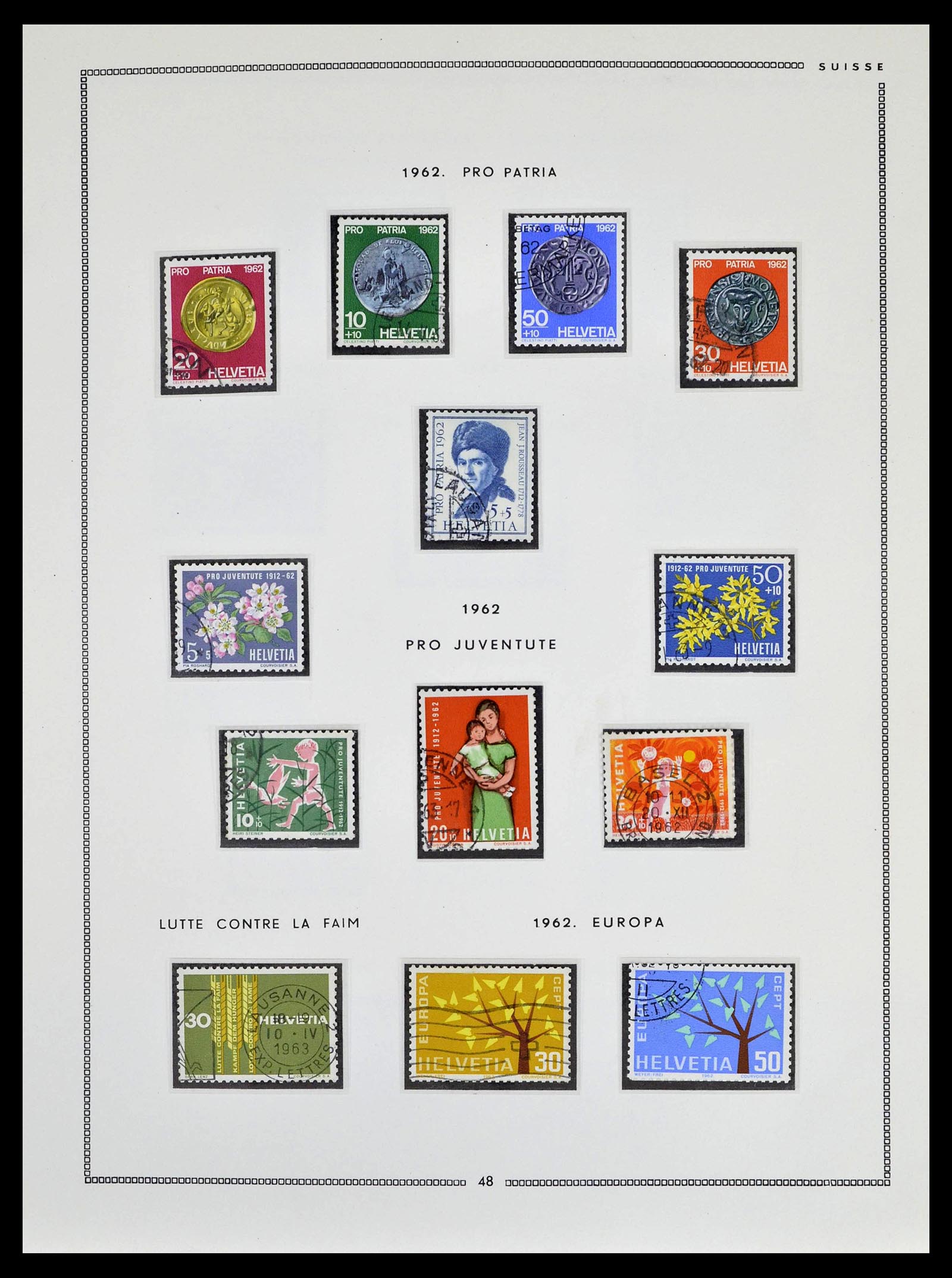 39094 0046 - Stamp collection 39094 Switzerland 1850-2005.