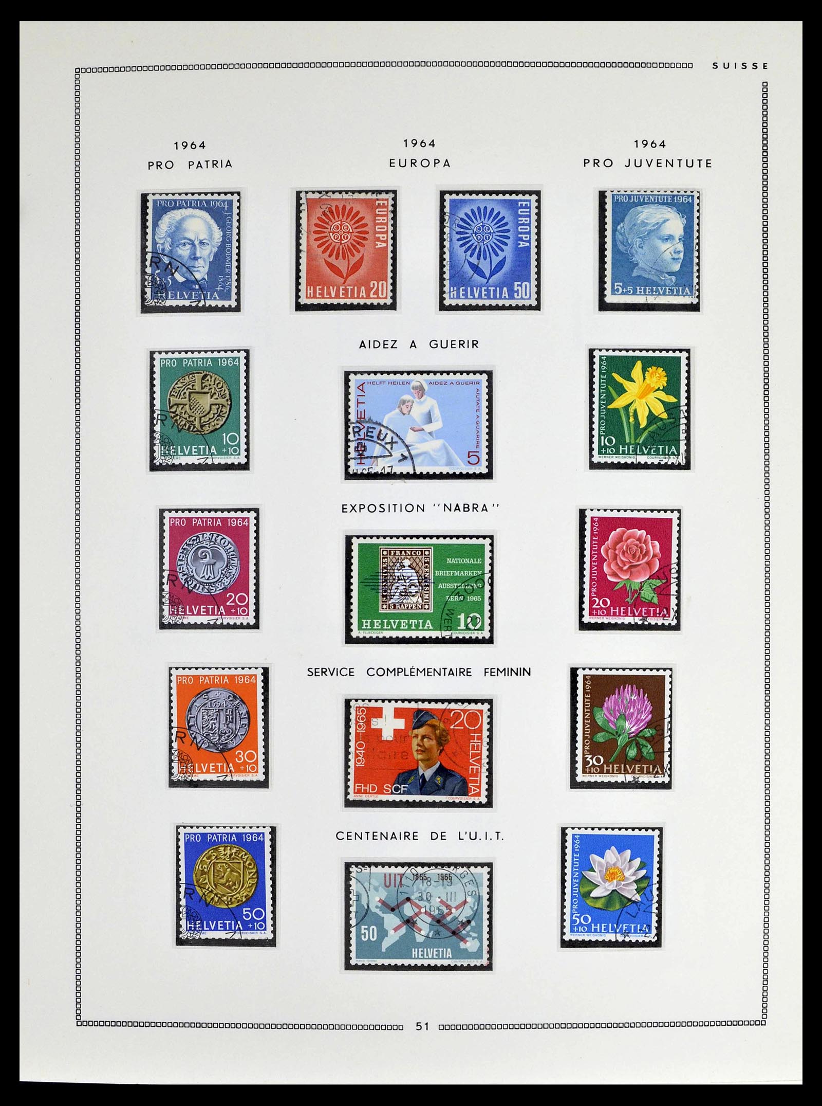39094 0049 - Stamp collection 39094 Switzerland 1850-2005.